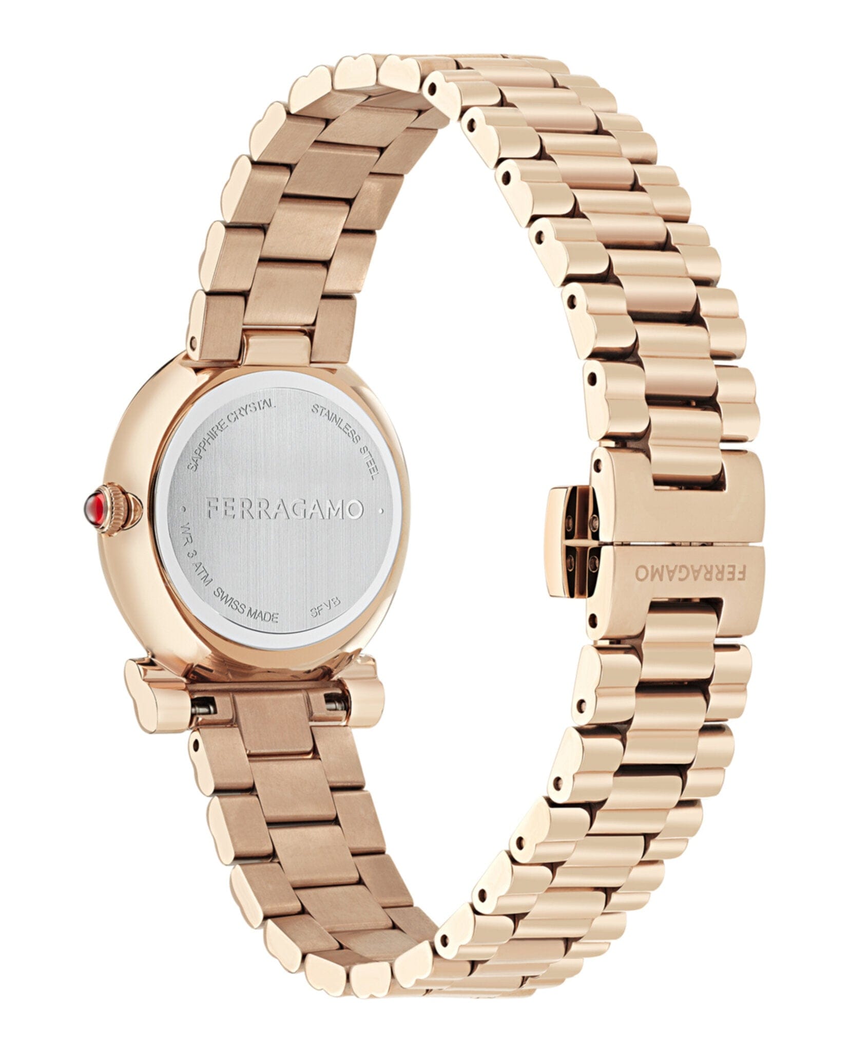 Ferragamo Womens Rosegold 28 mm Bracelet Fashion Watch