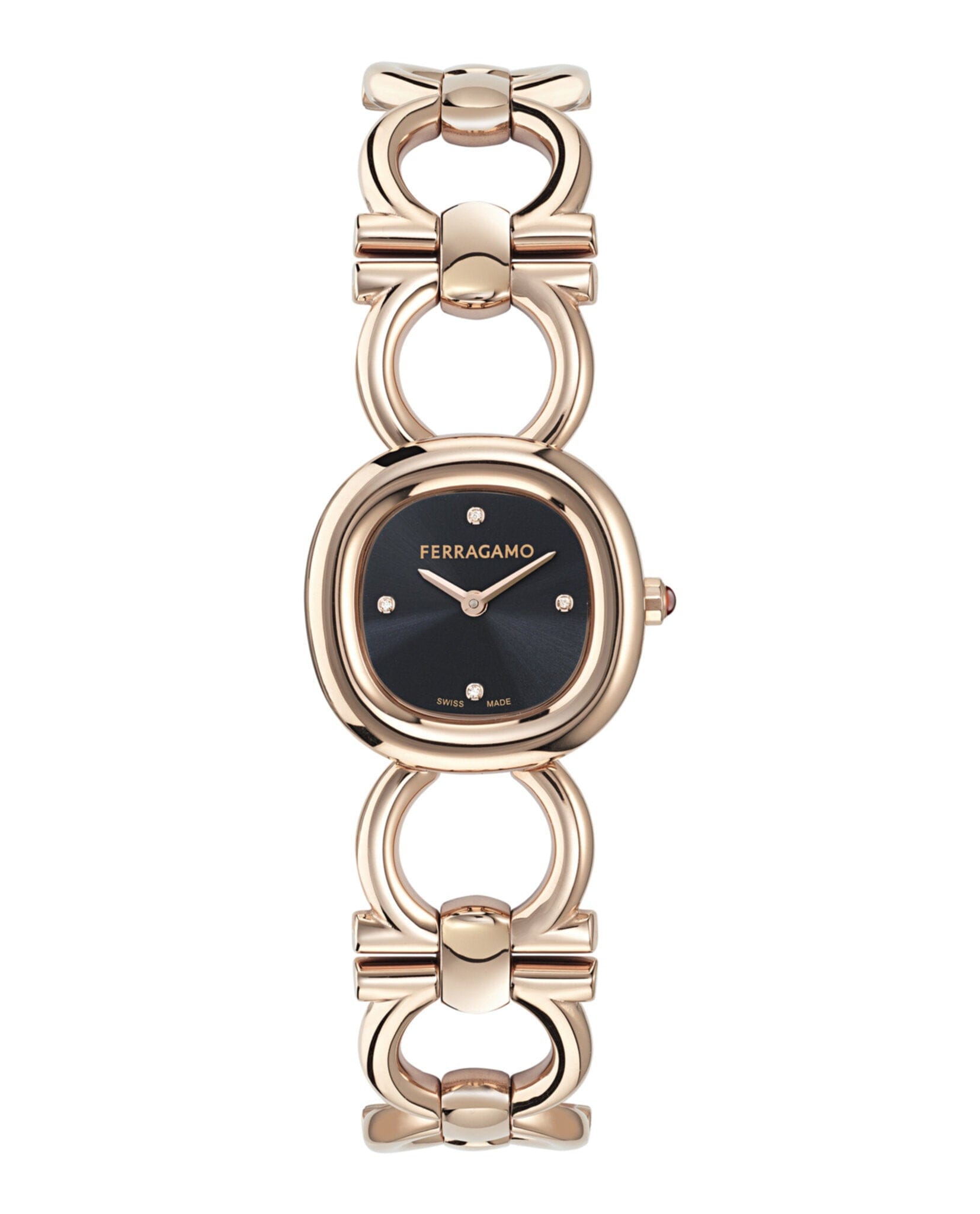 Ferragamo Womens 25 mm Bracelet Fashion Watch