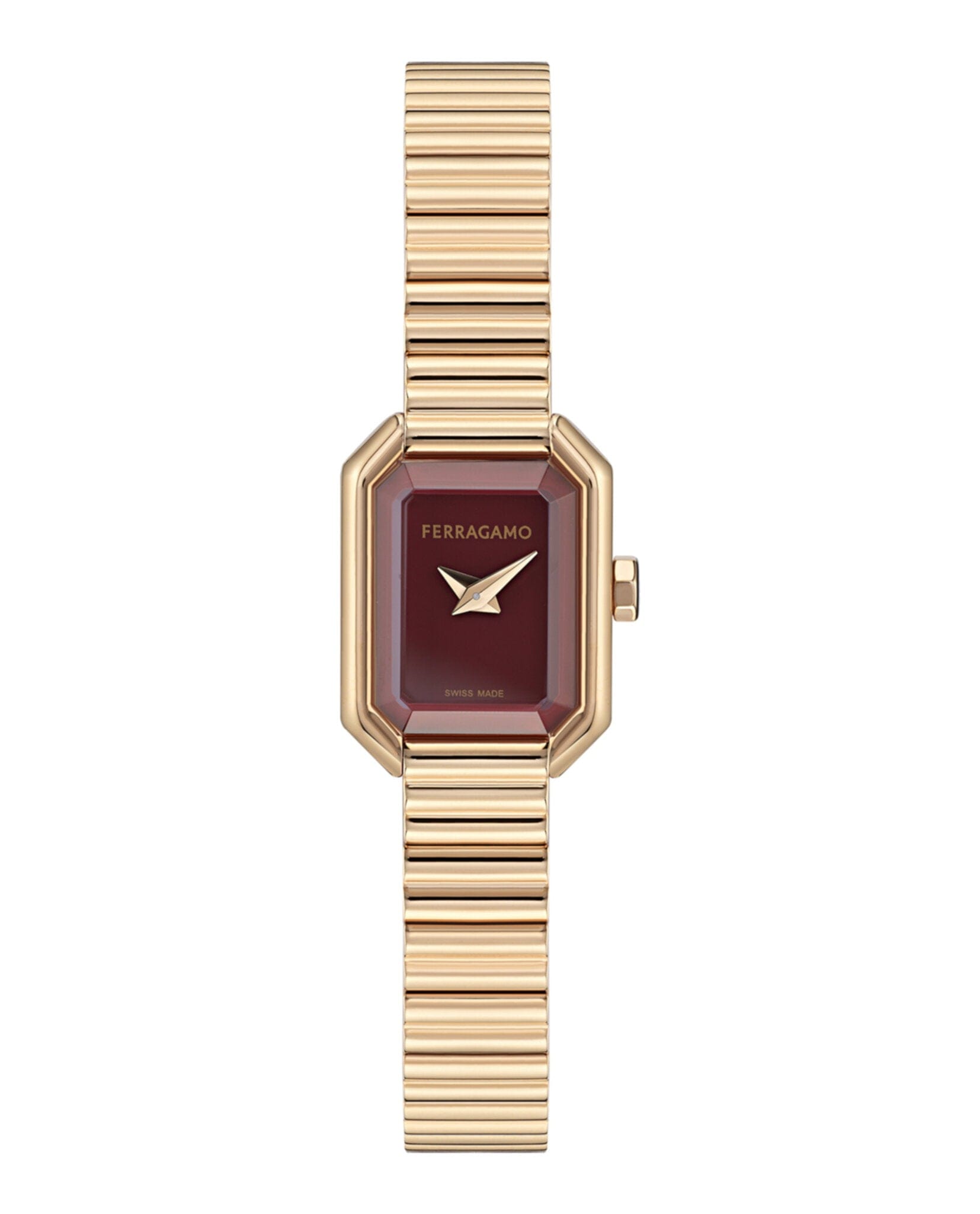 Ferragamo Womens Rosegold 15 mm Bracelet Fashion Watch