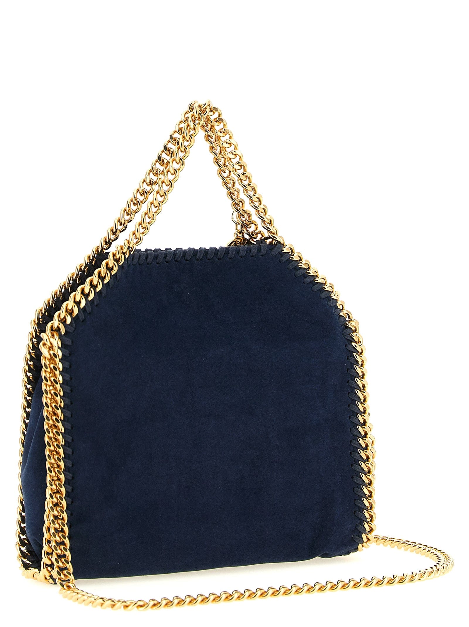 Stella Mccartney Women Falabella Mini Suede Shoulder Bag