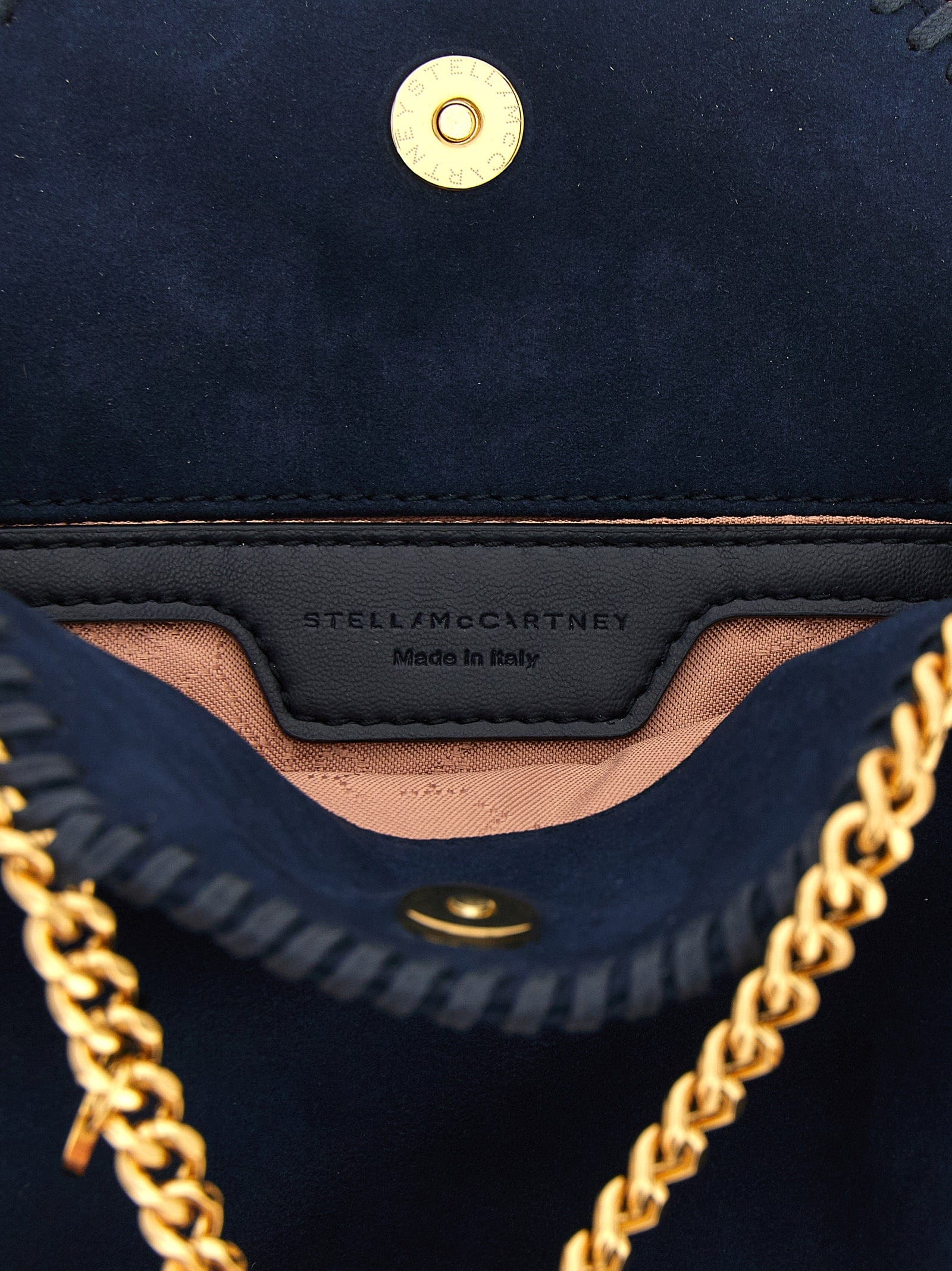 Stella Mccartney Women Falabella Mini Suede Shoulder Bag