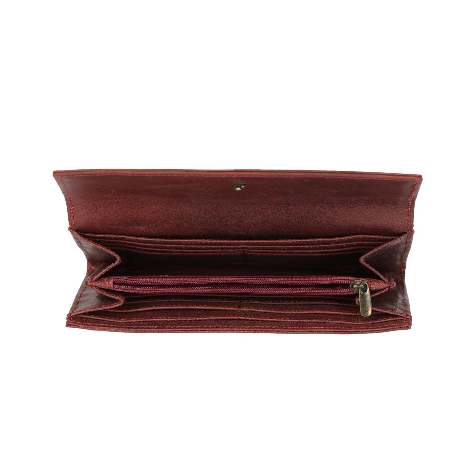 GIVENCHY 4 g LOGO RED LONG LEATHER WALLET