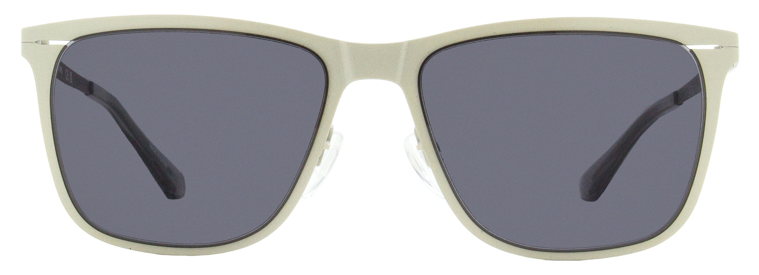 Shinola Arrow Flexon Sunglasses SH3100SM 046 Satin Silver 55 mm