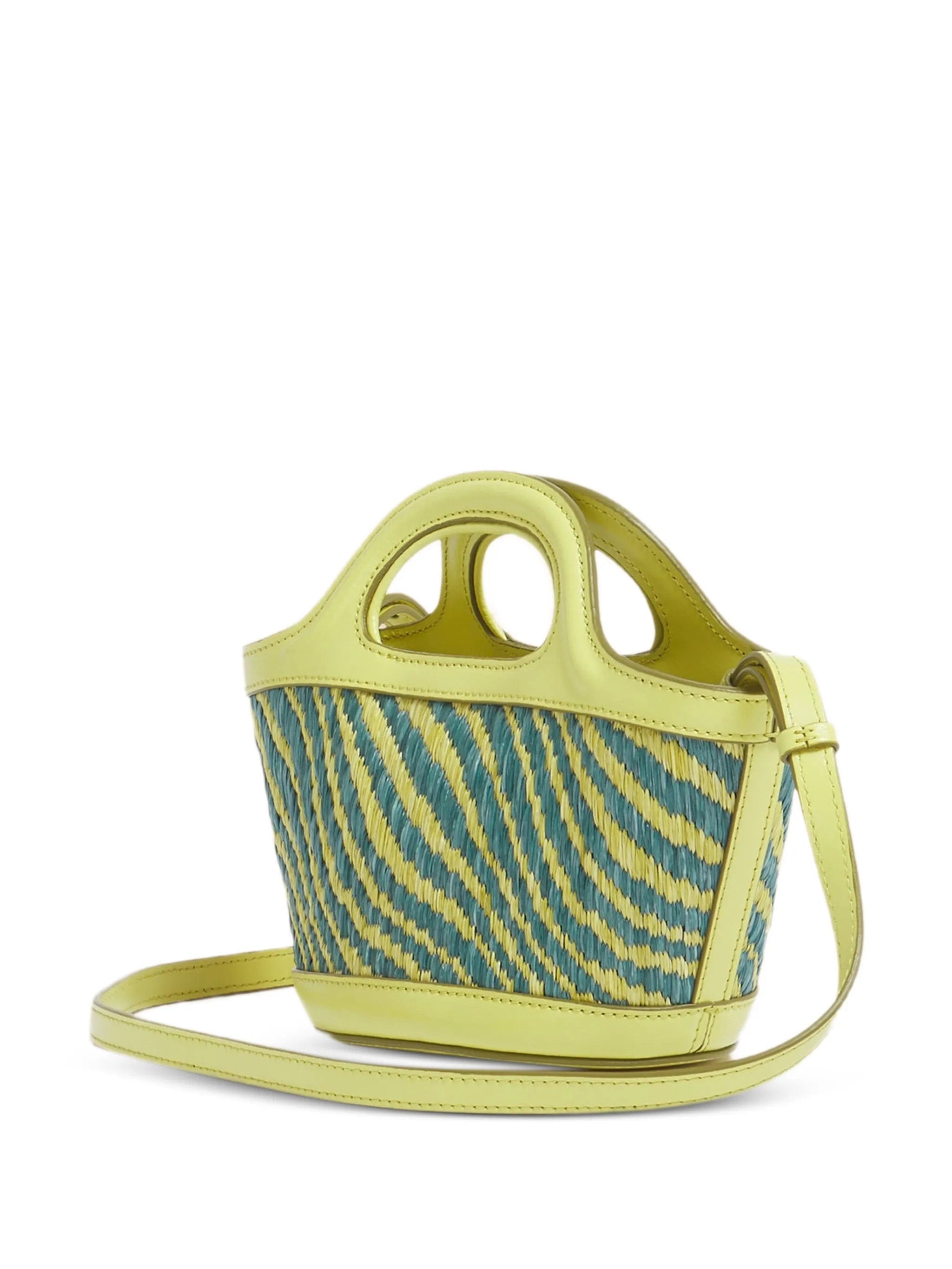 Marni micro wavy - pattern embroidered bag