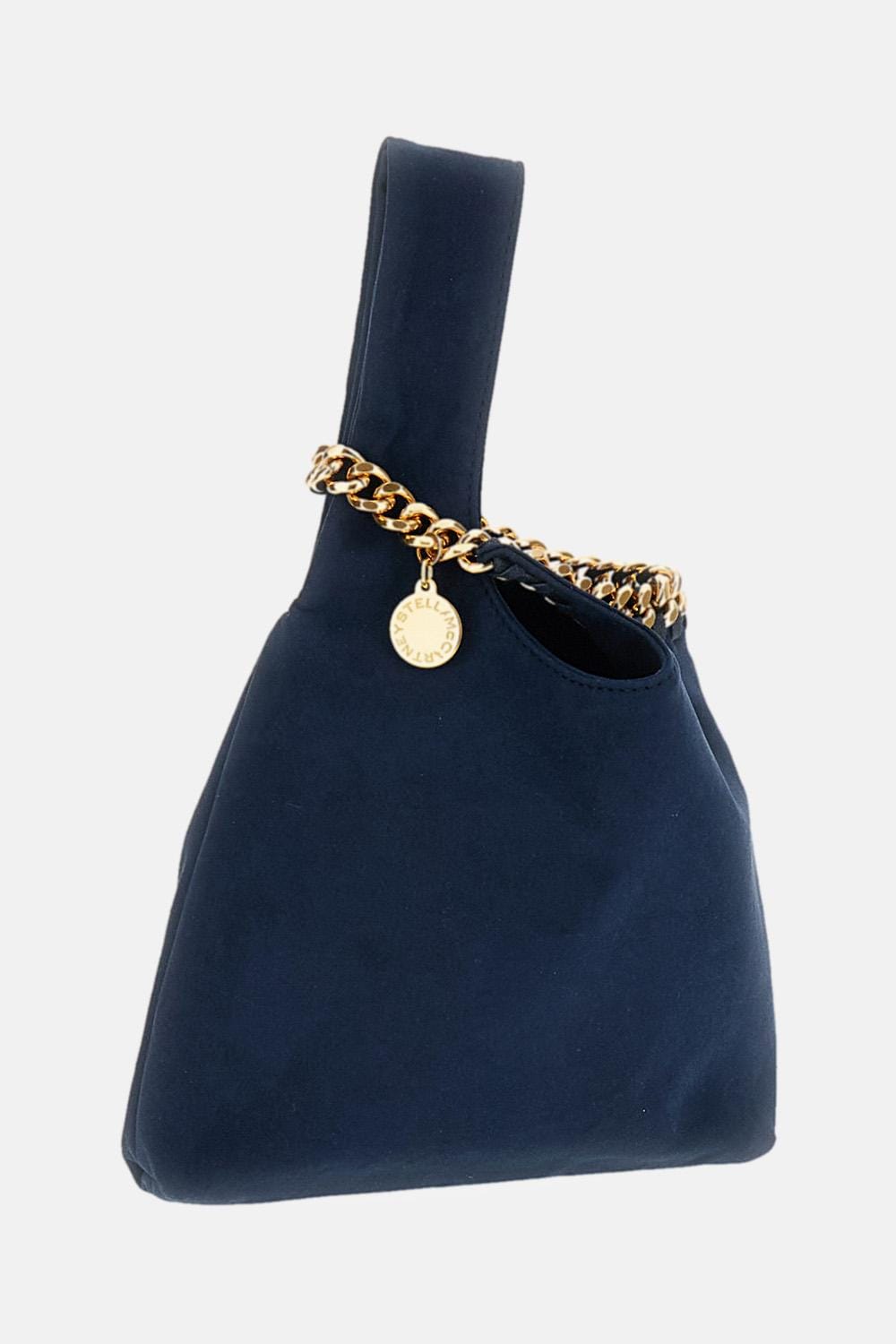 Stella Mccartney BORSA FALABELLA WRISTLET ALTER SUEDE