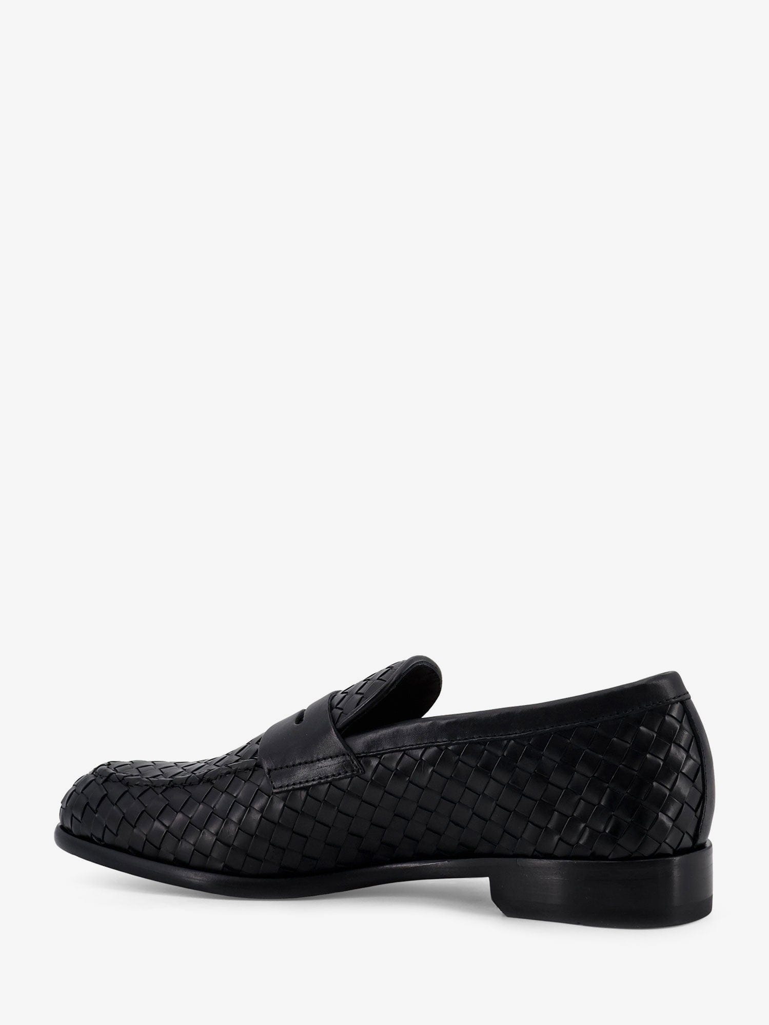 Doucal's Adler leather loafers with woven pattern