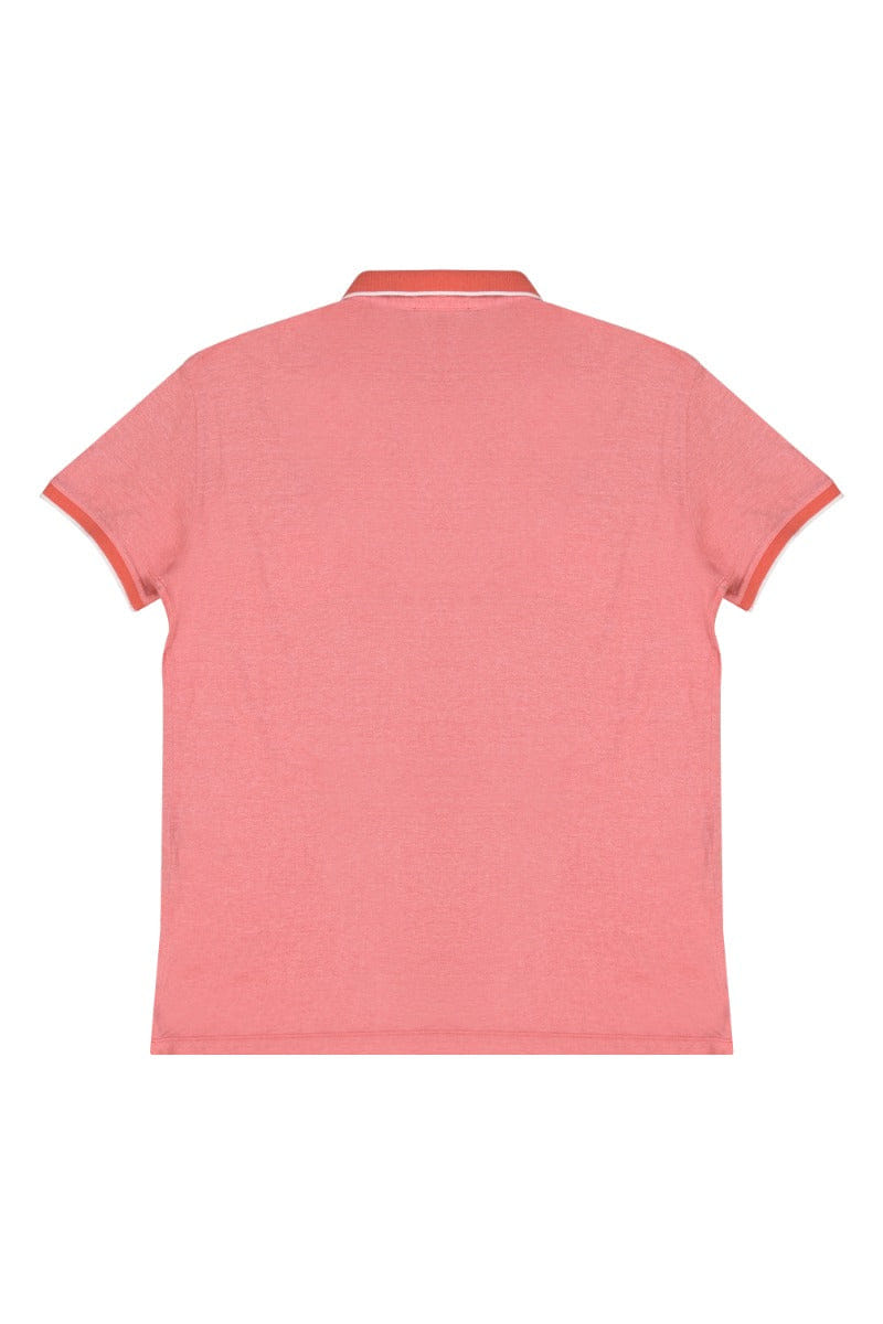 Emporio Armani Peach Solid Polo T - Shirt