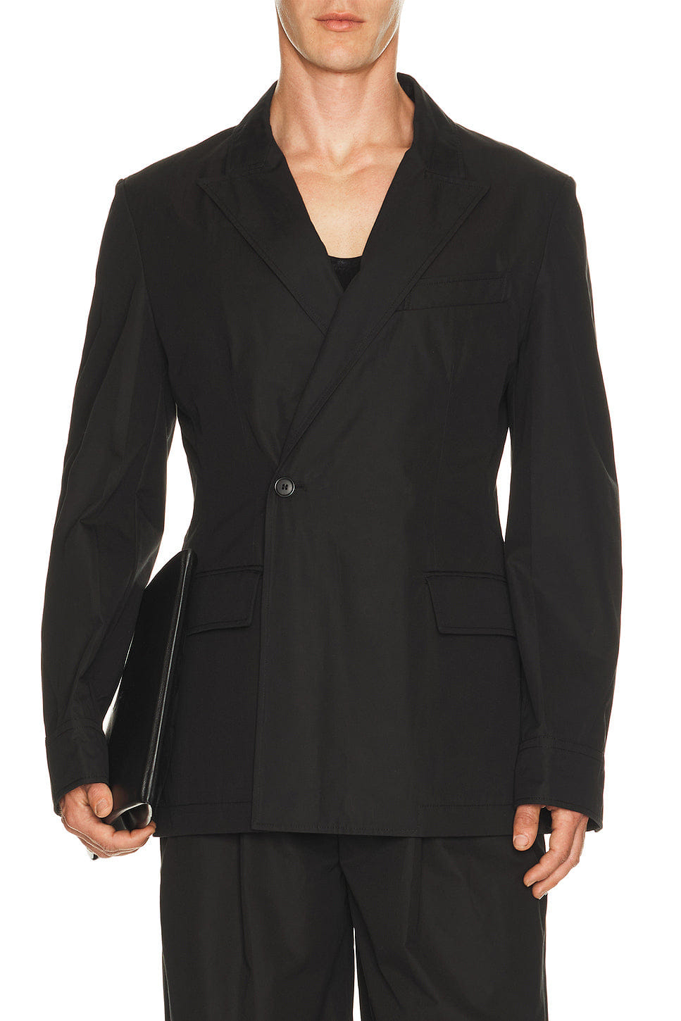 Givenchy Shirt Cuff Couture Seam Jacket Double Breasted