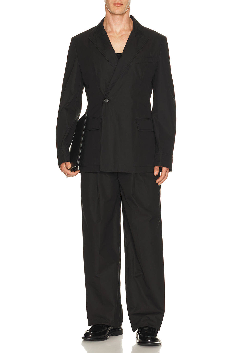 Givenchy Shirt Cuff Couture Seam Jacket Double Breasted