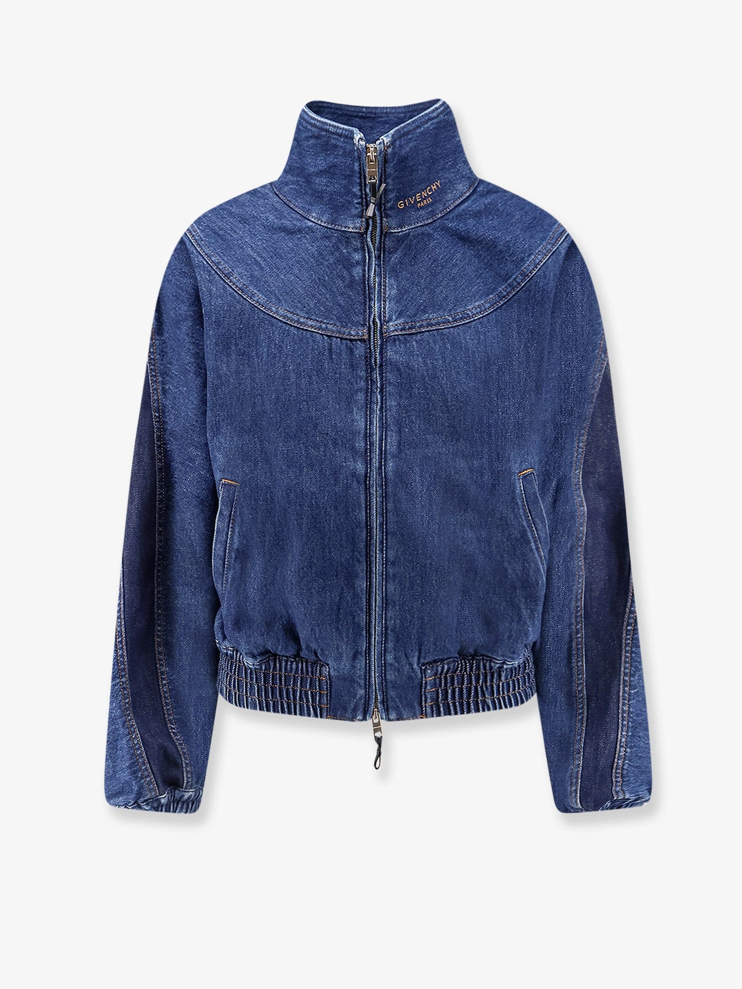 Givenchy Denim jacket with embroidered lettering logo