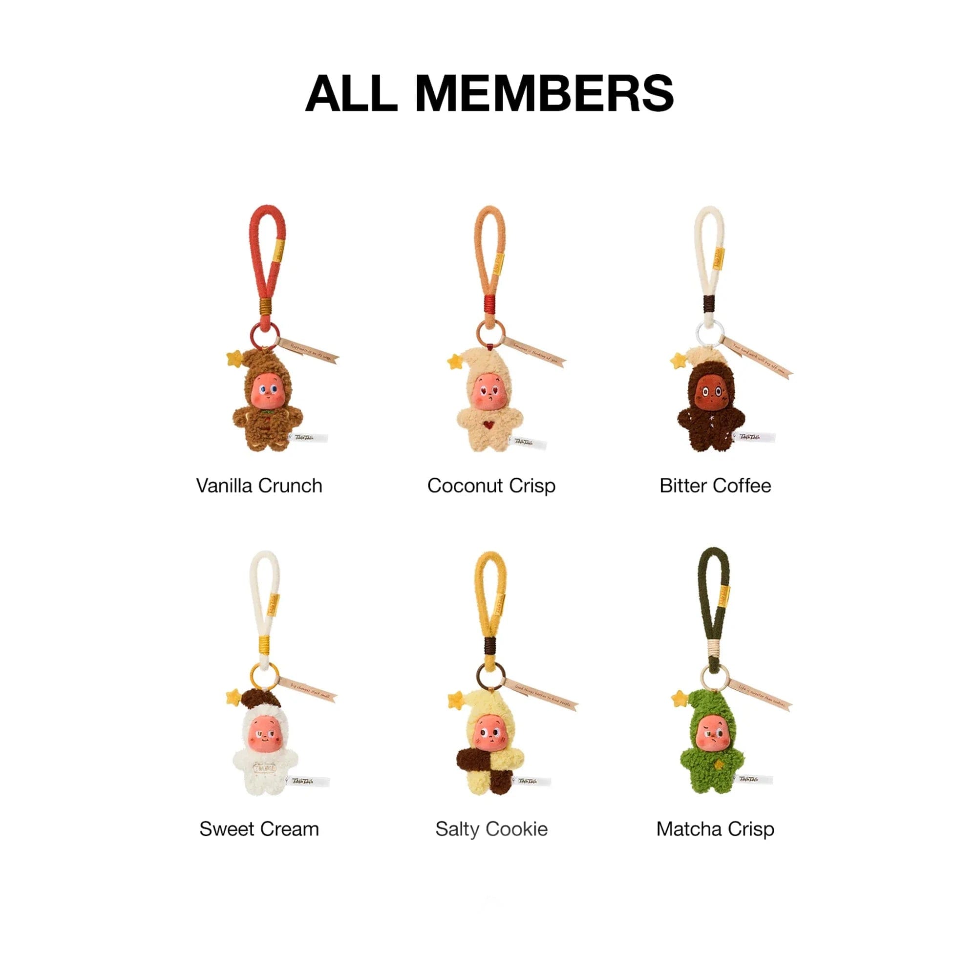 POP MART Twinkle Twinkle Savor The Moment Series Fresh - Baked Mini Cookies Plush Pendant (Single Blind Box)