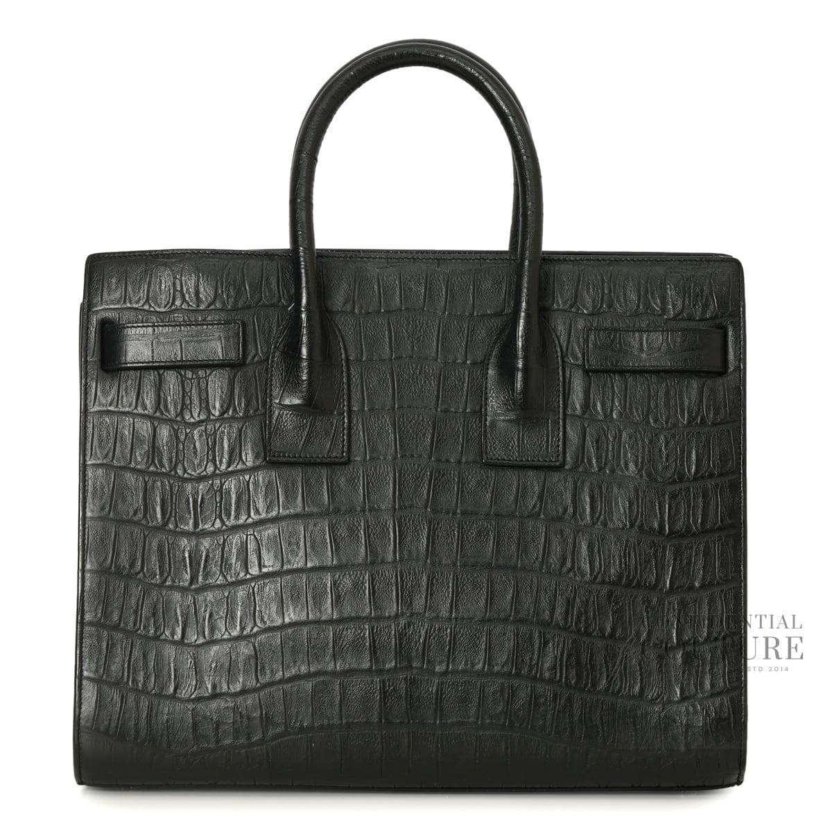 Saint Laurent Paris Sac De Jour Crocodile Embossed Leather Small Tote Bag