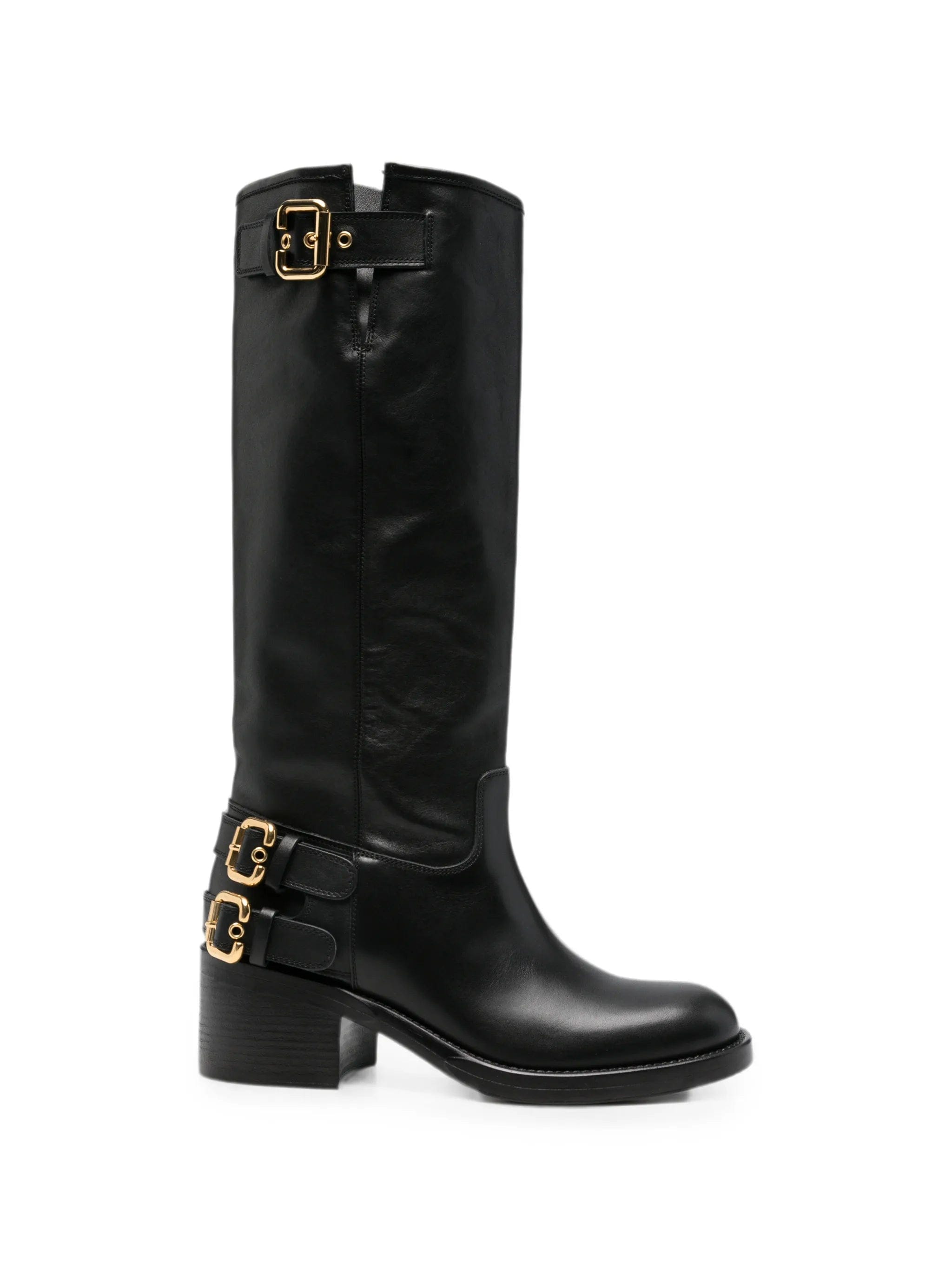 Chloé Dakota buckle - detail knee - high boots