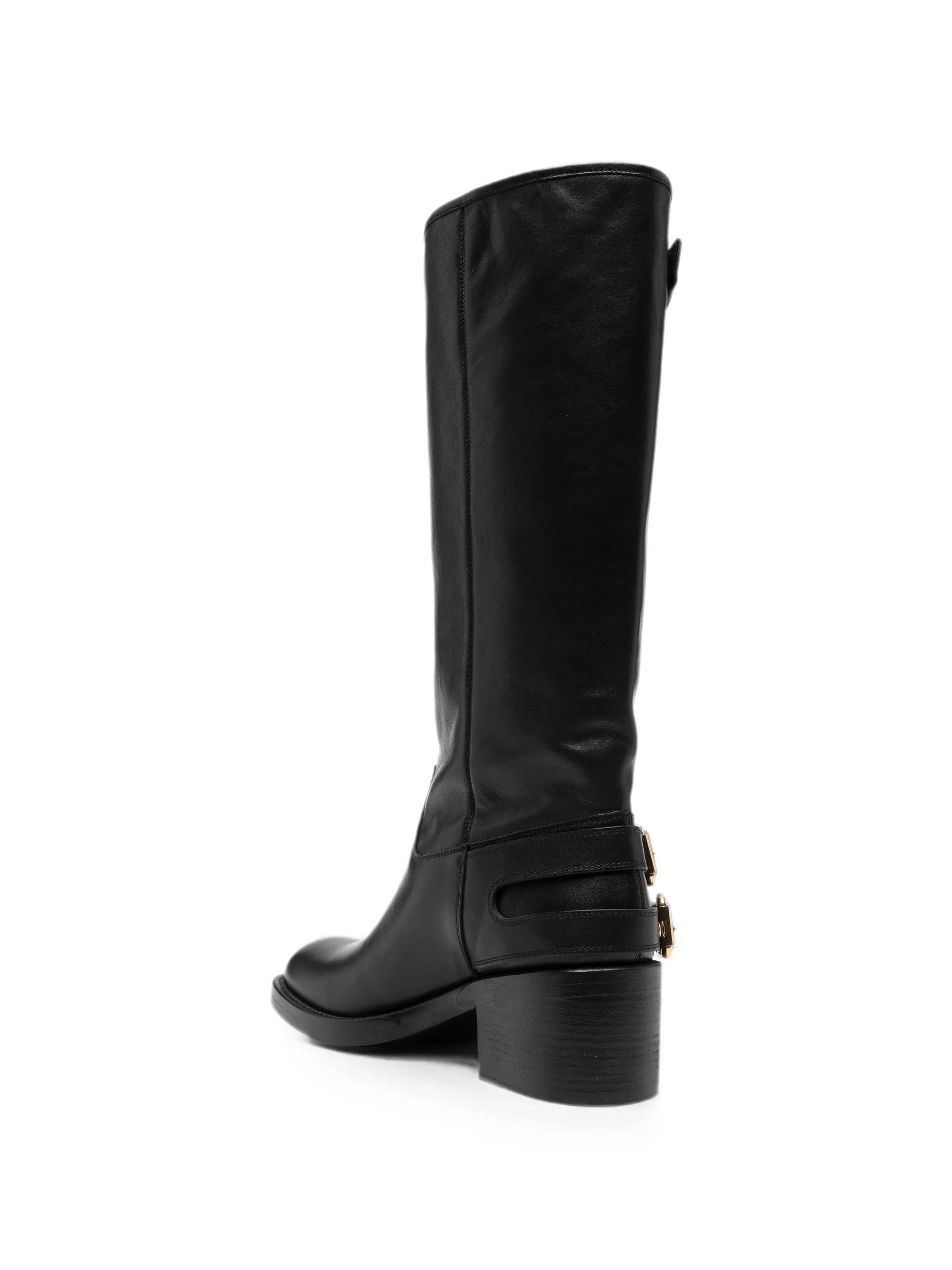 Chloé Dakota buckle - detail knee - high boots