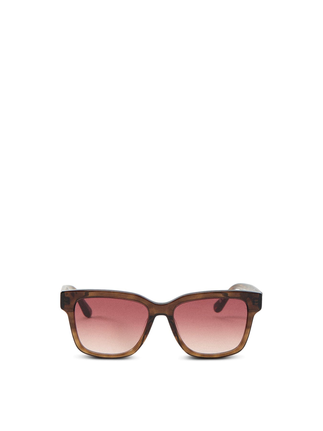Barbour BAS3097122 Square Eye Patterned Sunglasses Brown