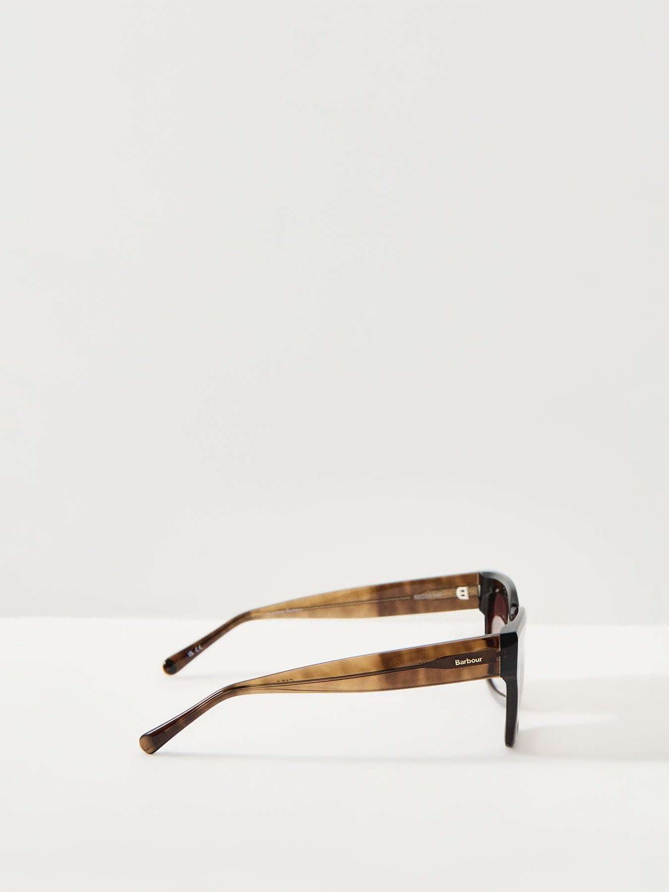 Barbour BAS3091122 Square Eye Patterned Sunglasses Brown