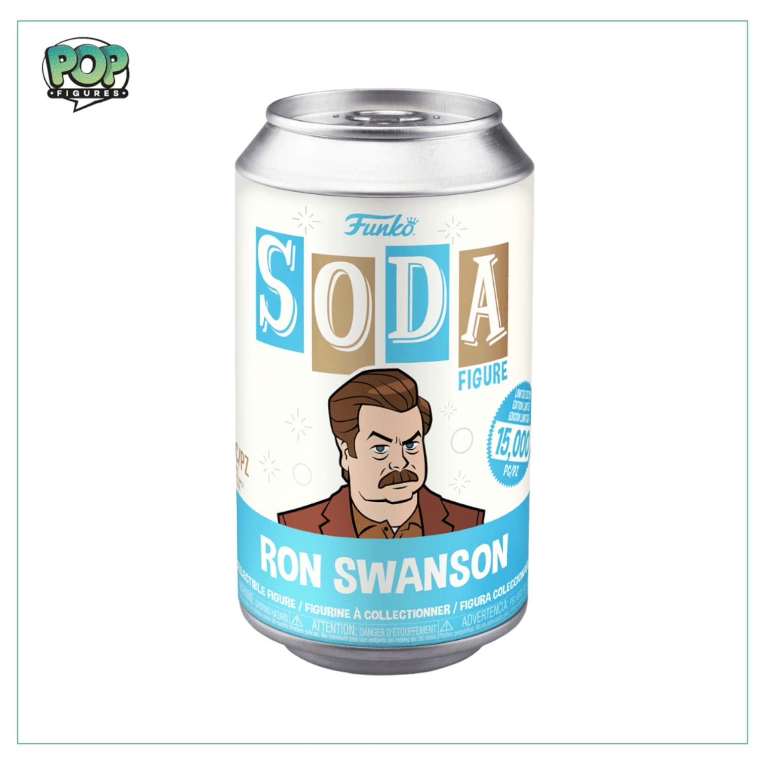 Funko Ron Swanson Funko Soda Vinyl Figure! - Parks and Recreation - LE15000Pcs - Chance Of Chase