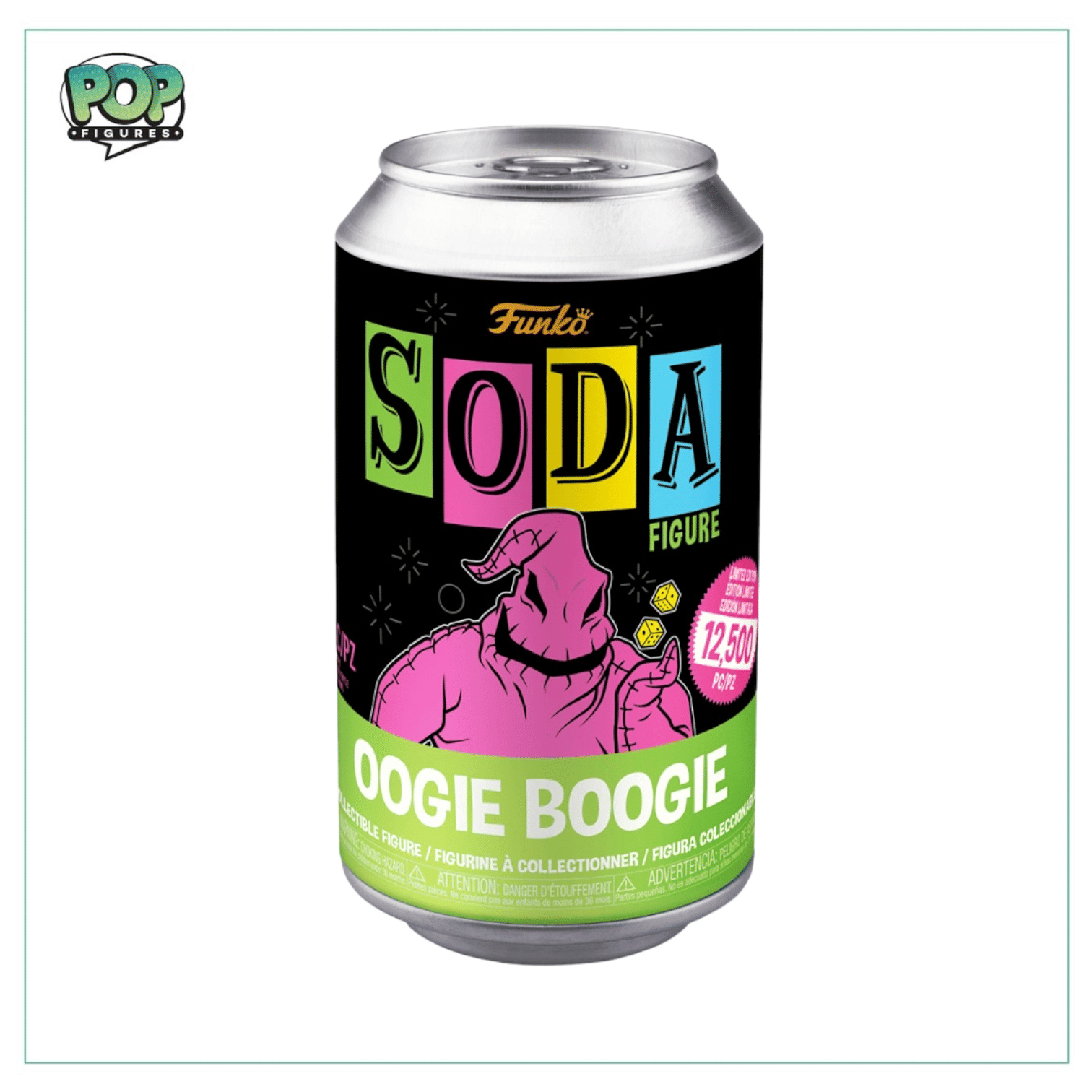 Funko Oogie Boogie Soda Funko Soda Vinyl Figure! - NBC - LE12,500 Pcs - Chance Of Chase