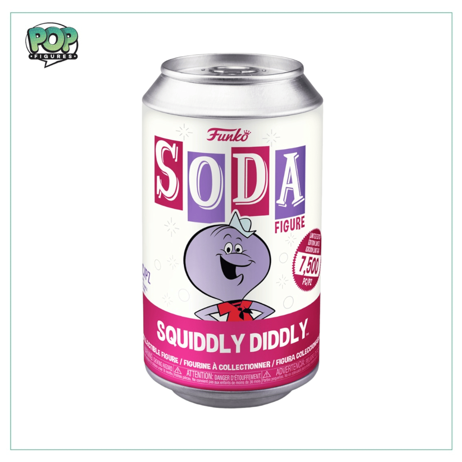 Funko Squiddly Diddly Funko Soda Vinyl Figure! - Animation - LE7500 Pcs - Chance Of Chase
