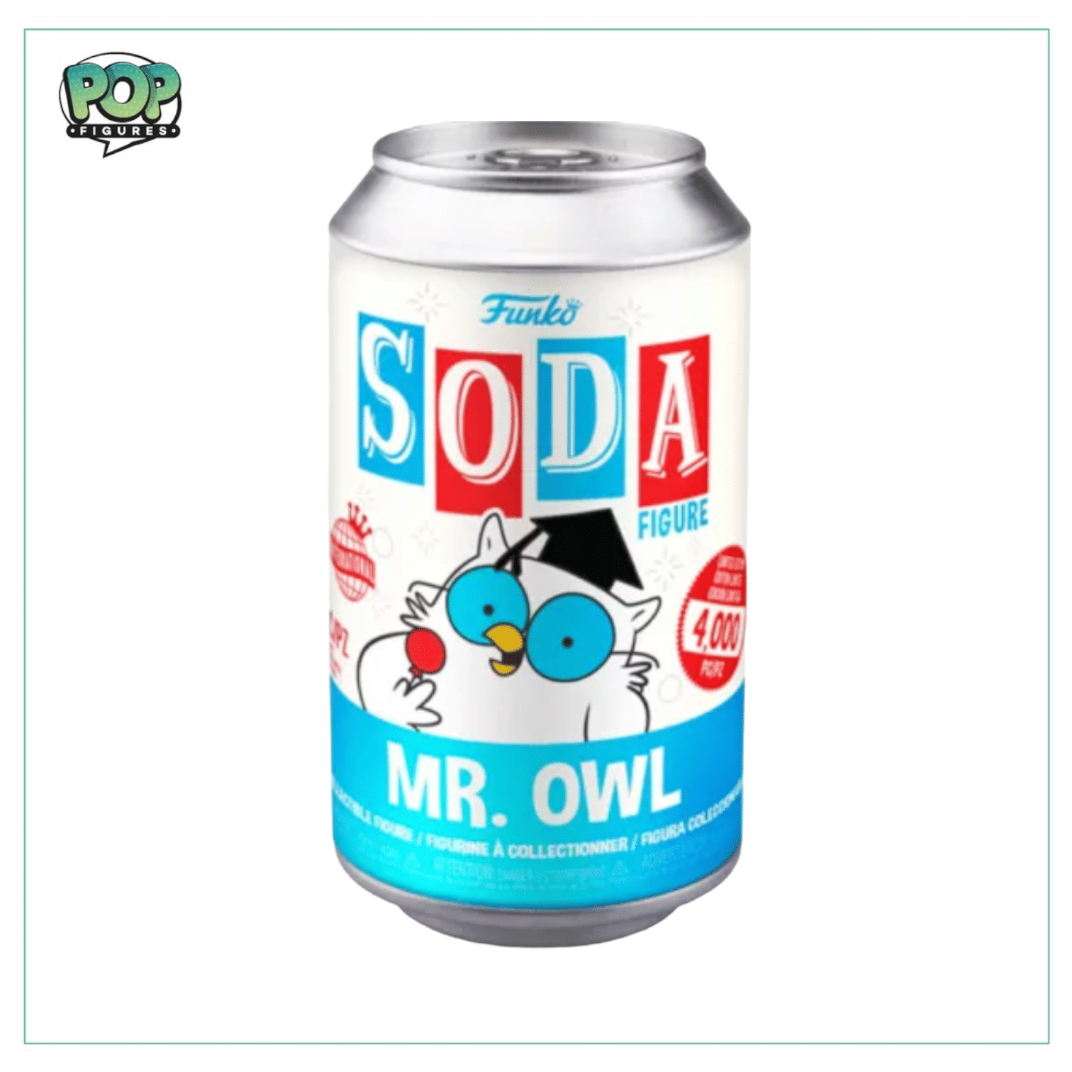 Funko Mr. Owl Funko Soda Vinyl Figure! Ad Icons - LE4000 Pcs International - Chance Of Chase