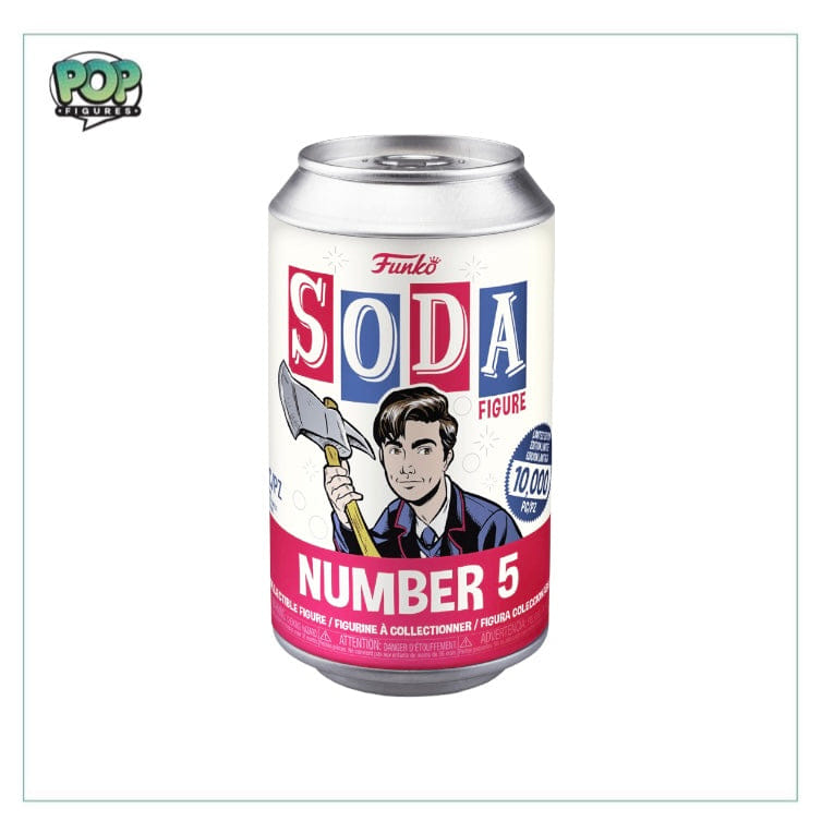 Funko Number 5 Funko Soda Vinyl Figure - The Umbrella Academy - LE10000 Pcs - Chance of Chase