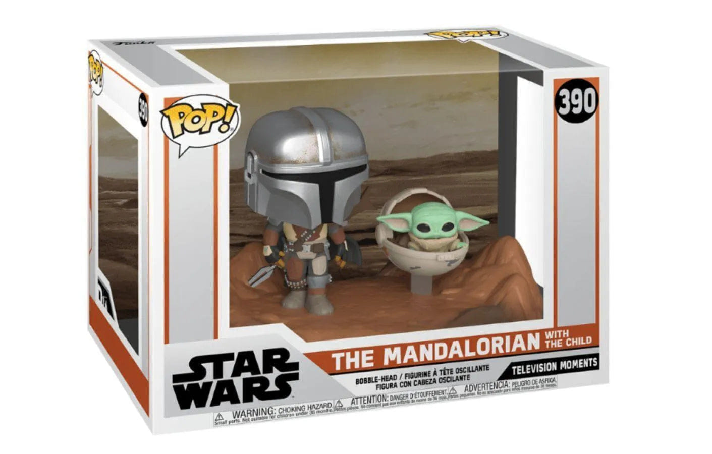 Funko Star Wars: The Mandalorian - Mandalorian & Child Movie Moment Pop! Vinyl