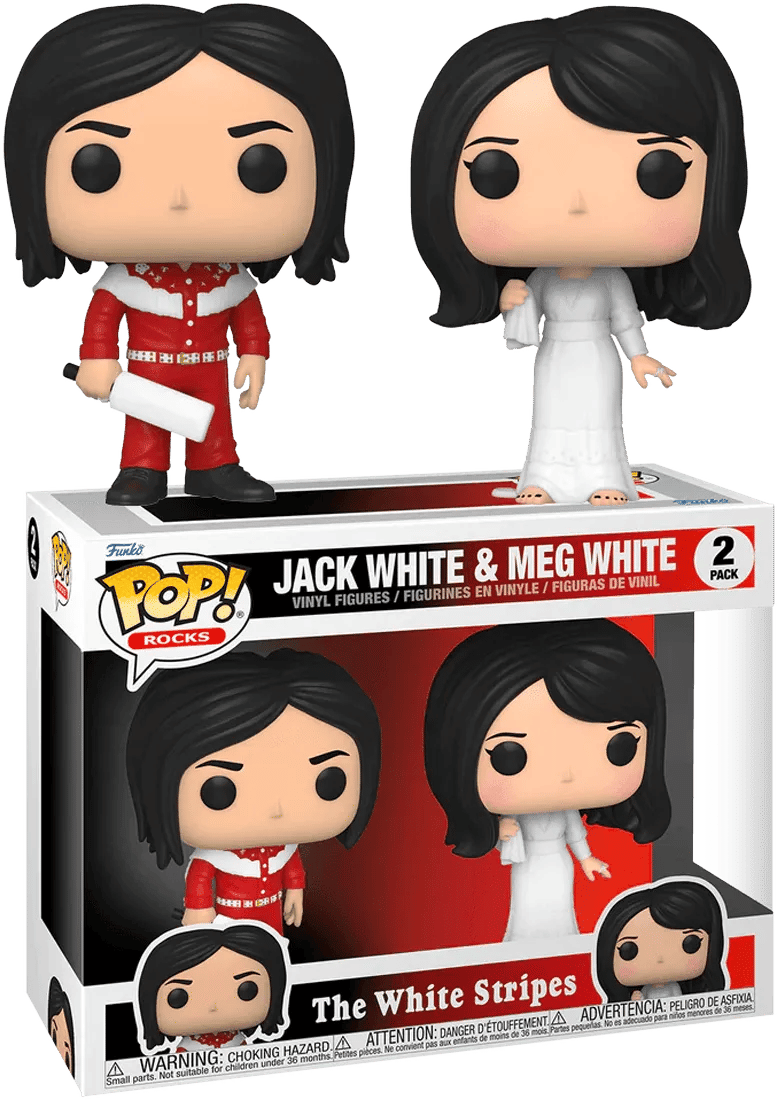 Funko The White Stripes - Jack White & Meg White Pop! 2 - Pack