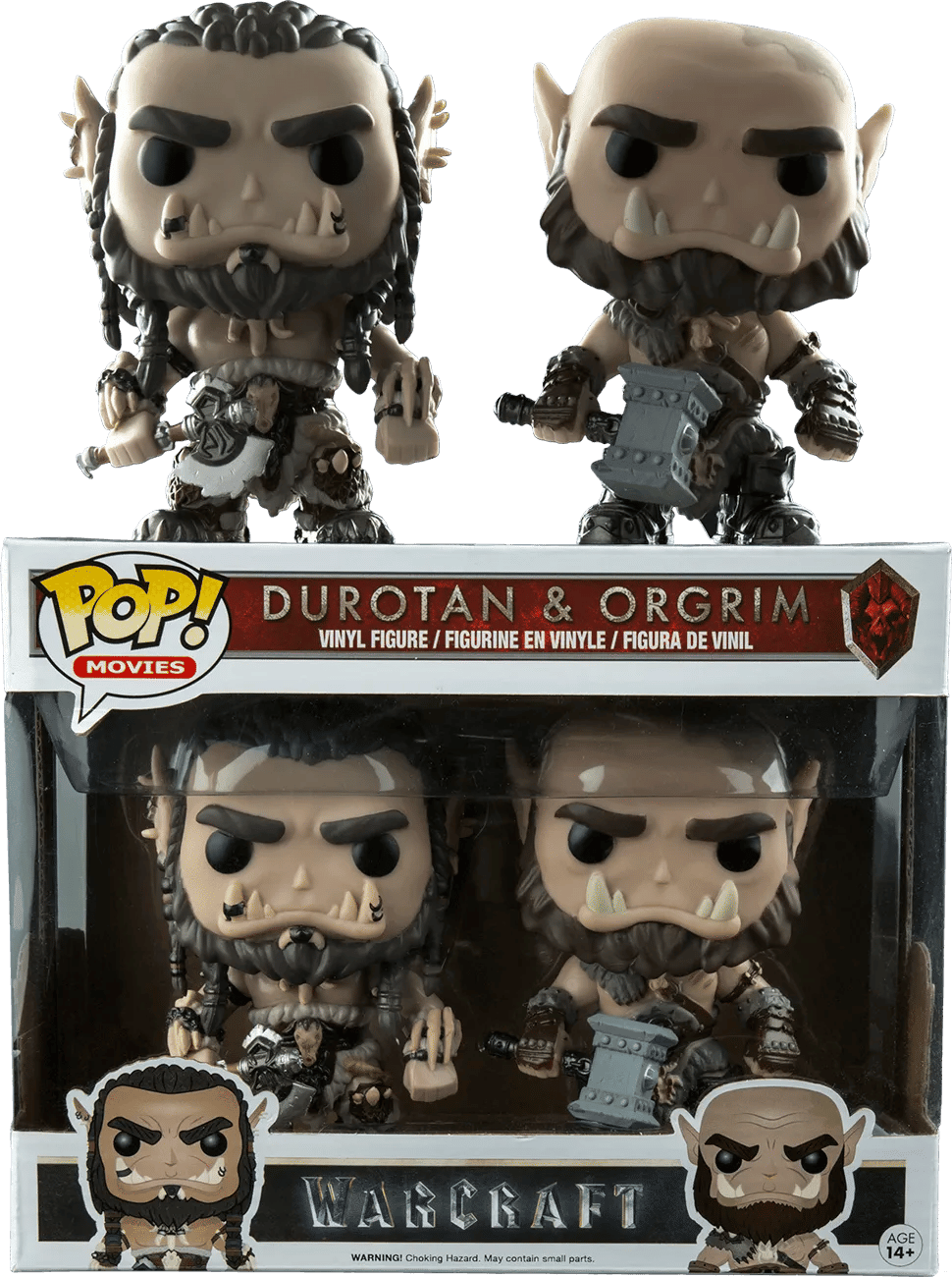 Funko Warcraft Movie - Durotan & Orgrim US Exclusive Pop! Vinyl 2 Pack