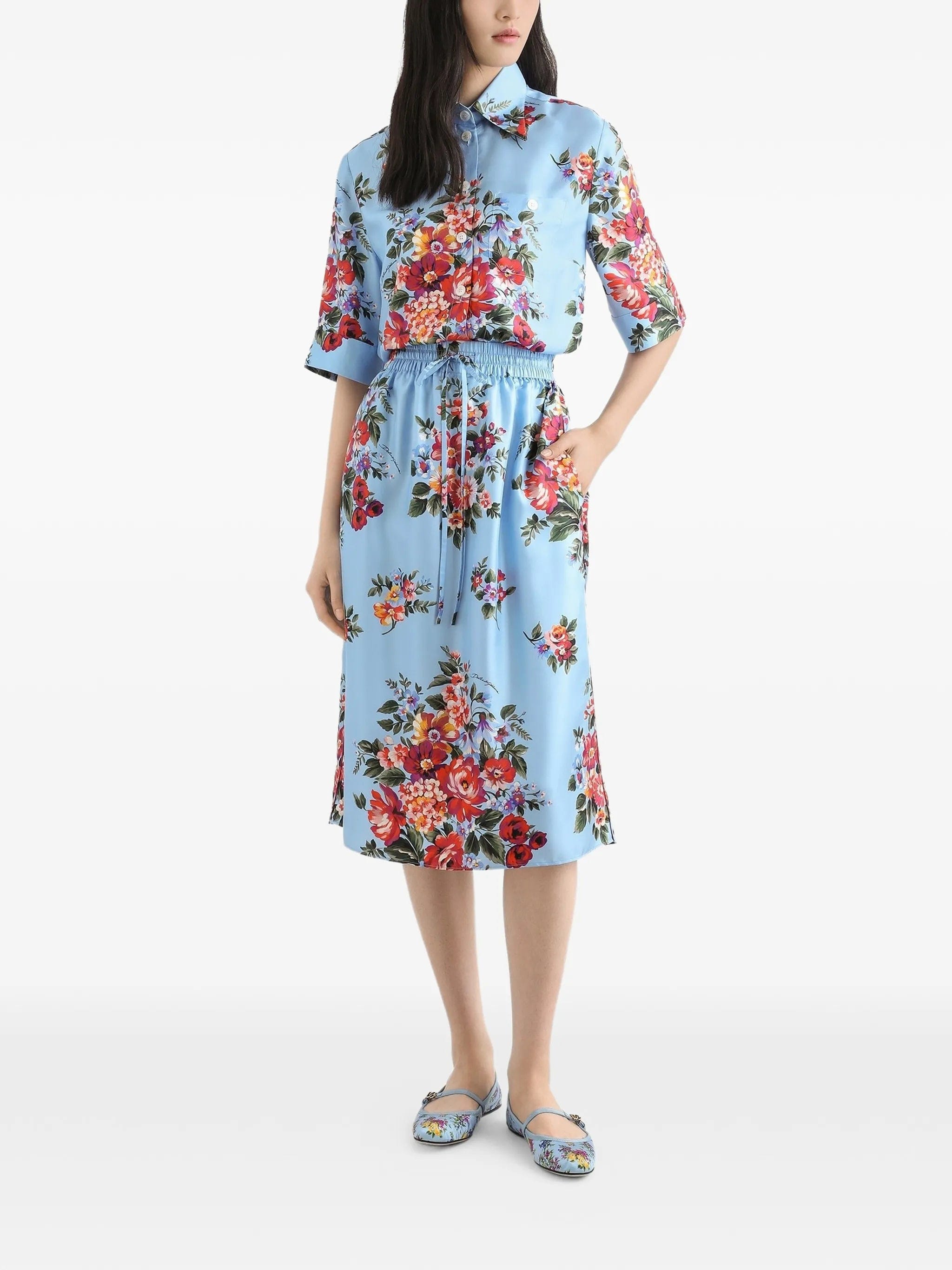 Dolce & Gabbana floral - print shirt