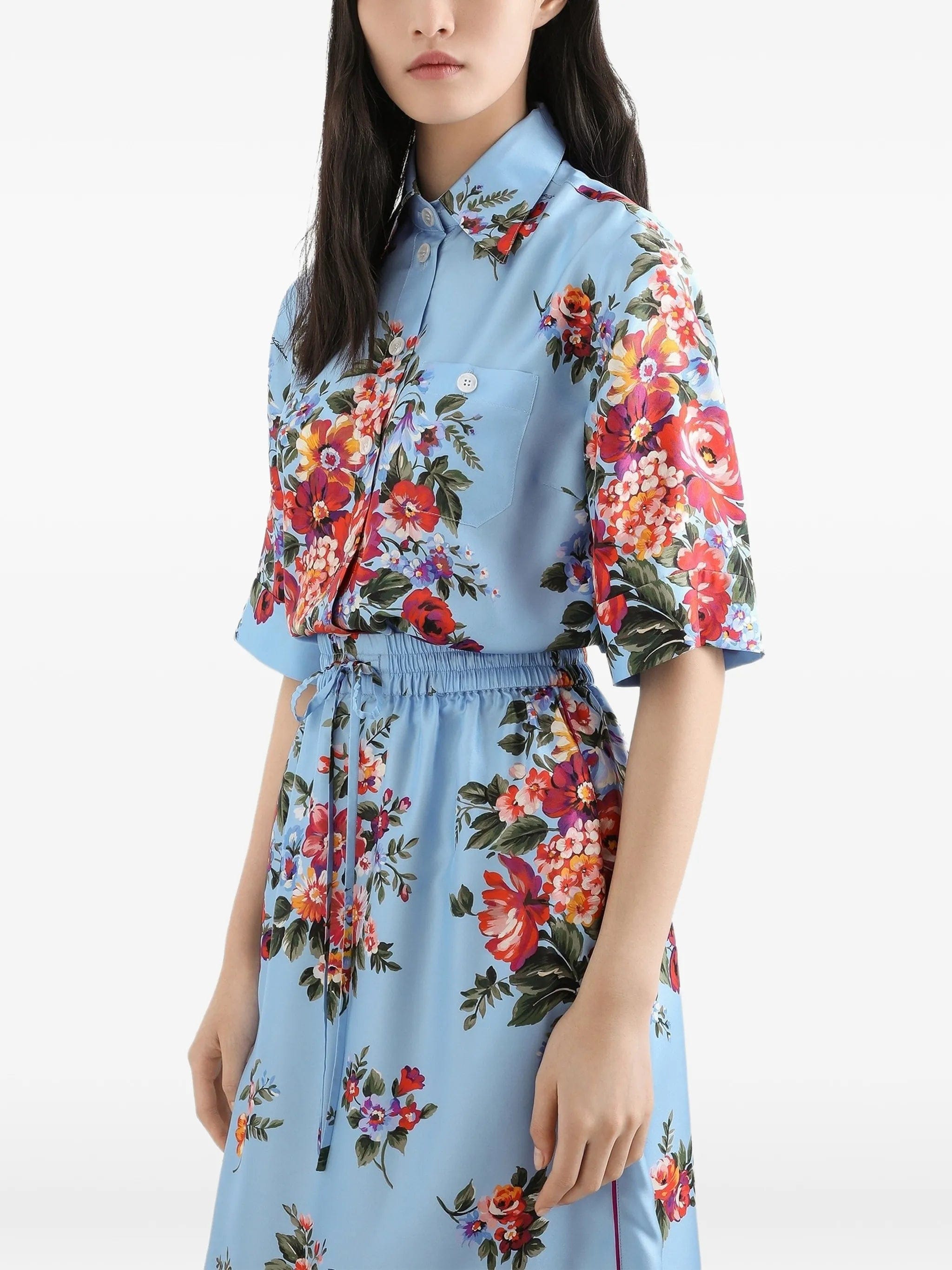 Dolce & Gabbana floral - print shirt