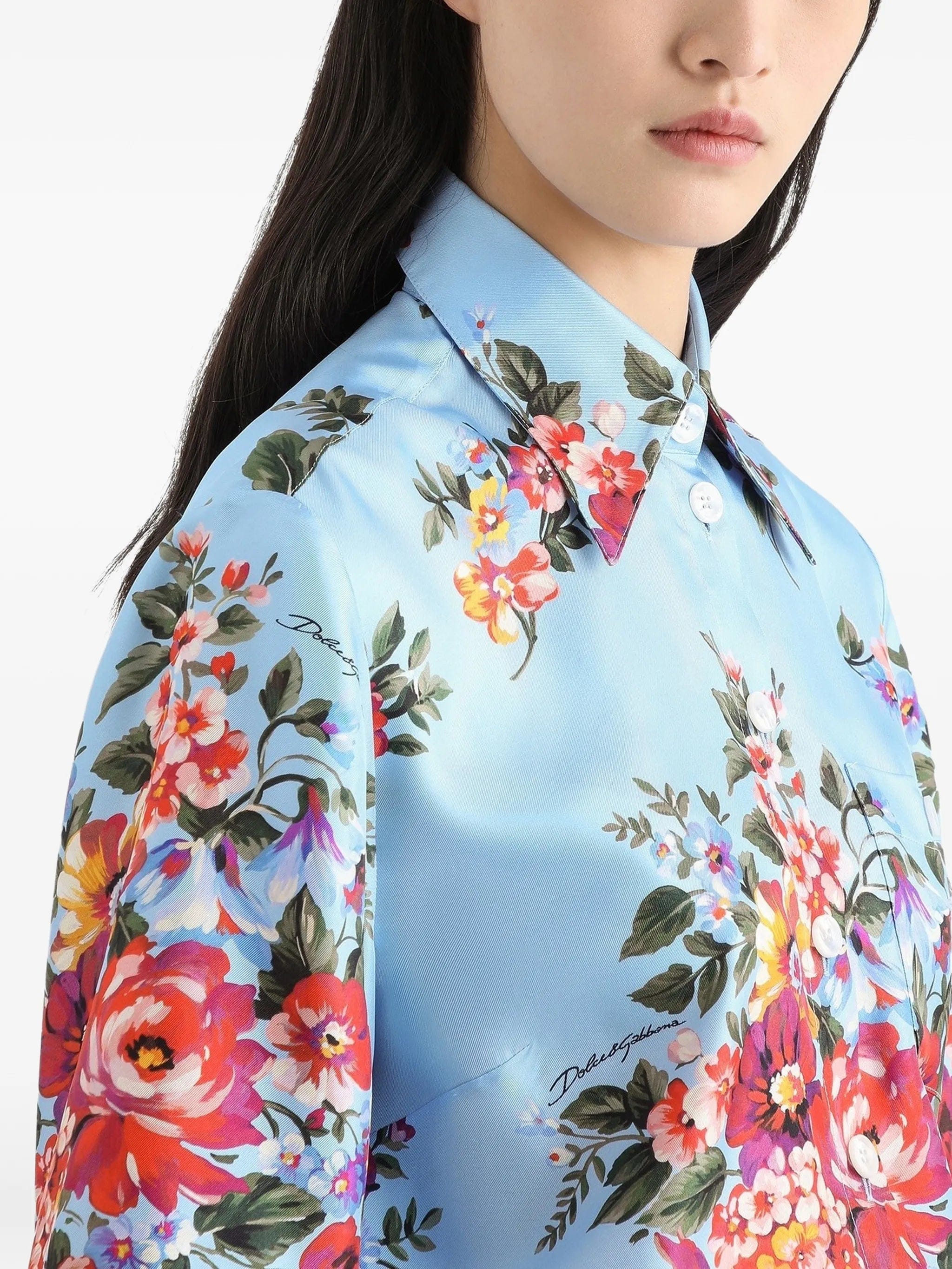 Dolce & Gabbana floral - print shirt