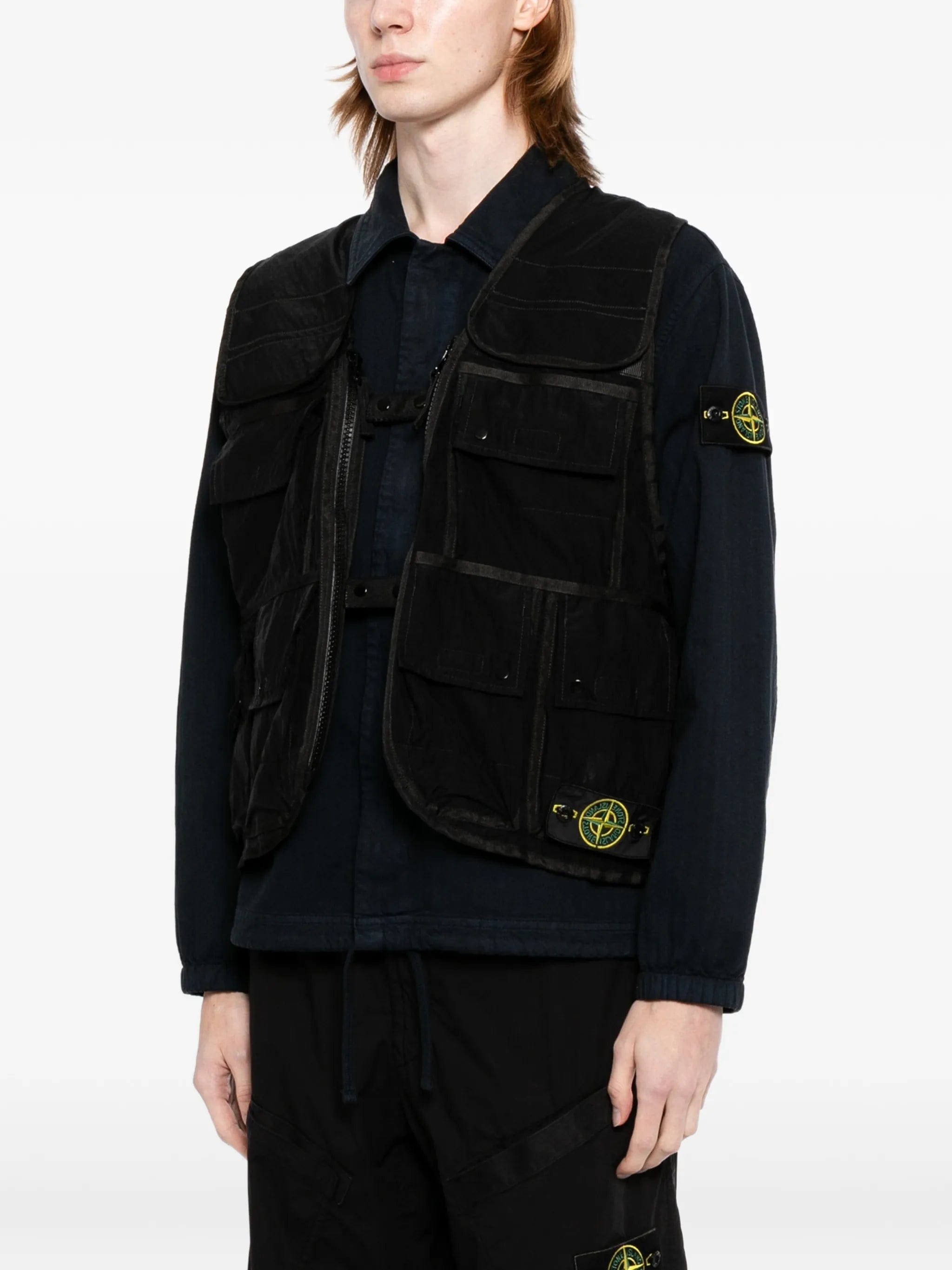 Stone Island multi - pocket harness vest