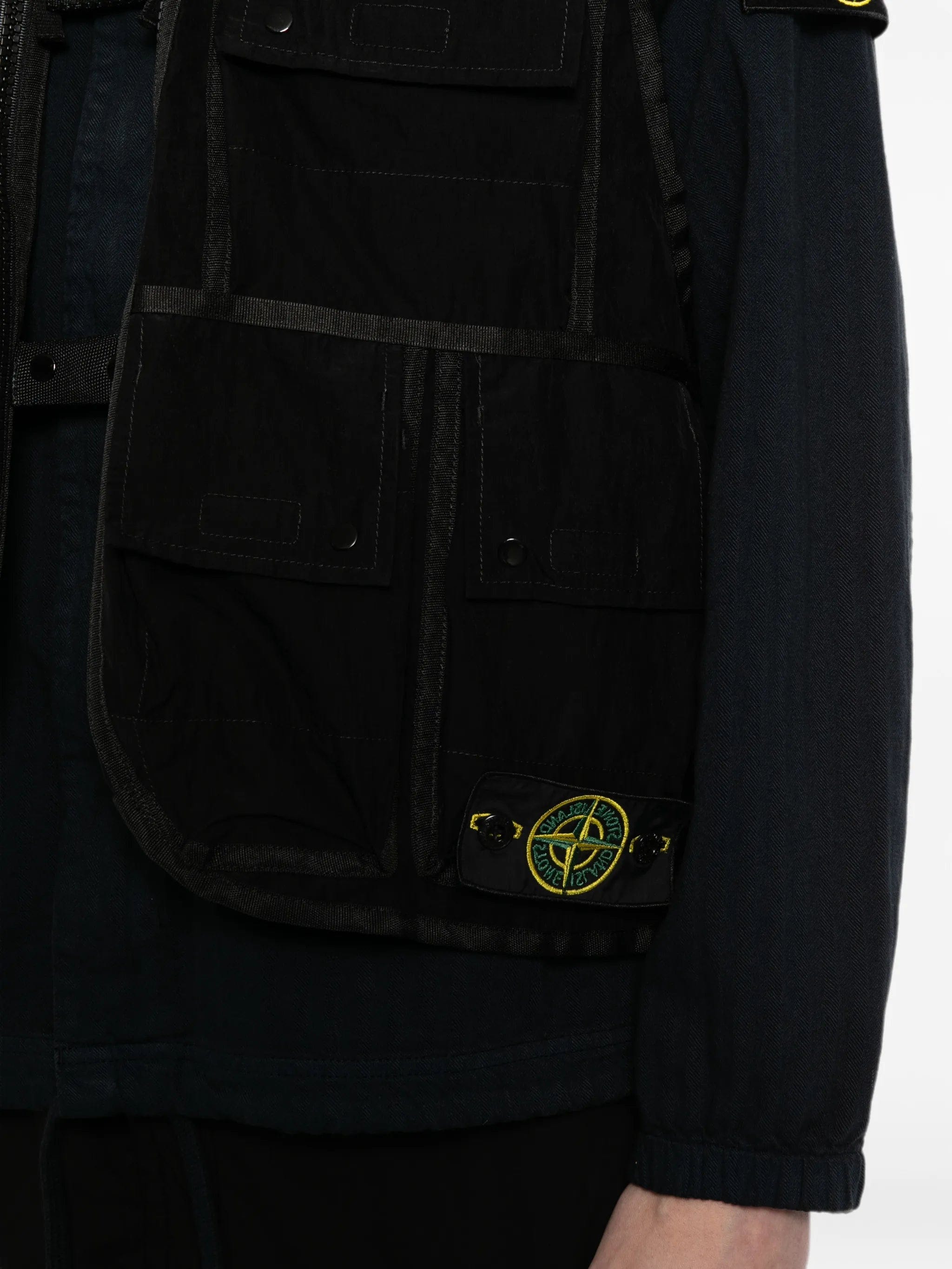Stone Island multi - pocket harness vest
