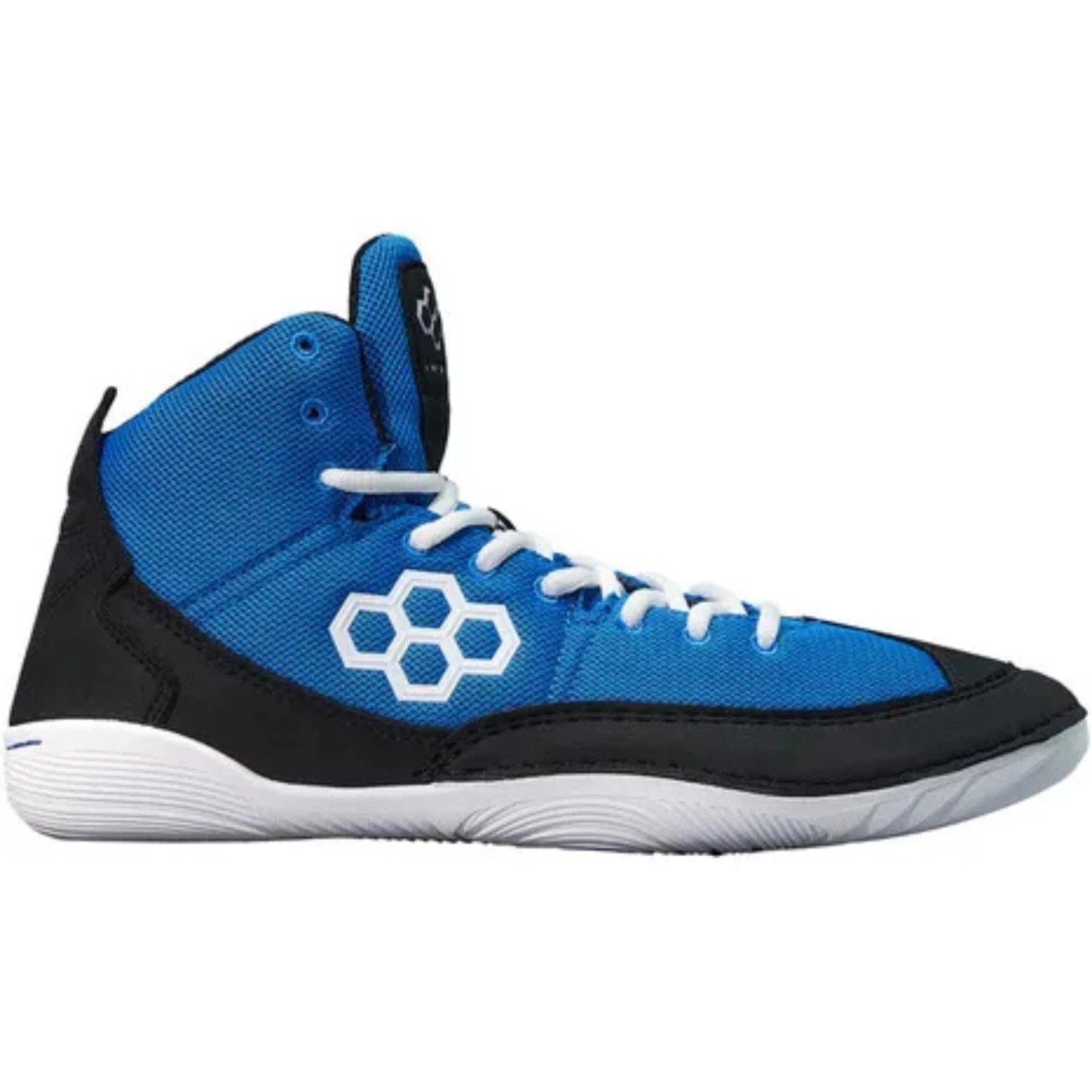 Blue Rudis Courage Sneakers Men's Blue Black Lace Up Wrestling Shoes LIQ1161