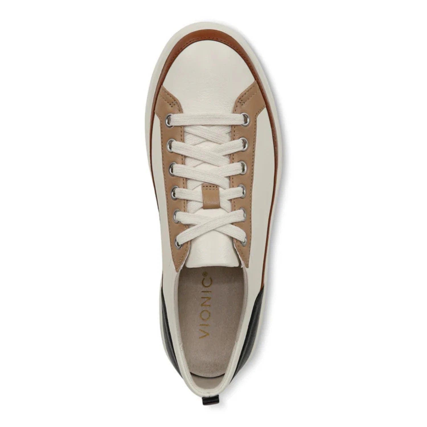 Vionic Winny H7773LH104 Sneakers Women'sW Ivory Leather Casual Shoes RHS8444