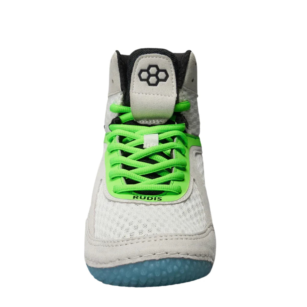 WHITE* Rudis Alpha 2.0 Sneakers Men's White Mid Top Athletic Wrestling Shoes LIQ1208
