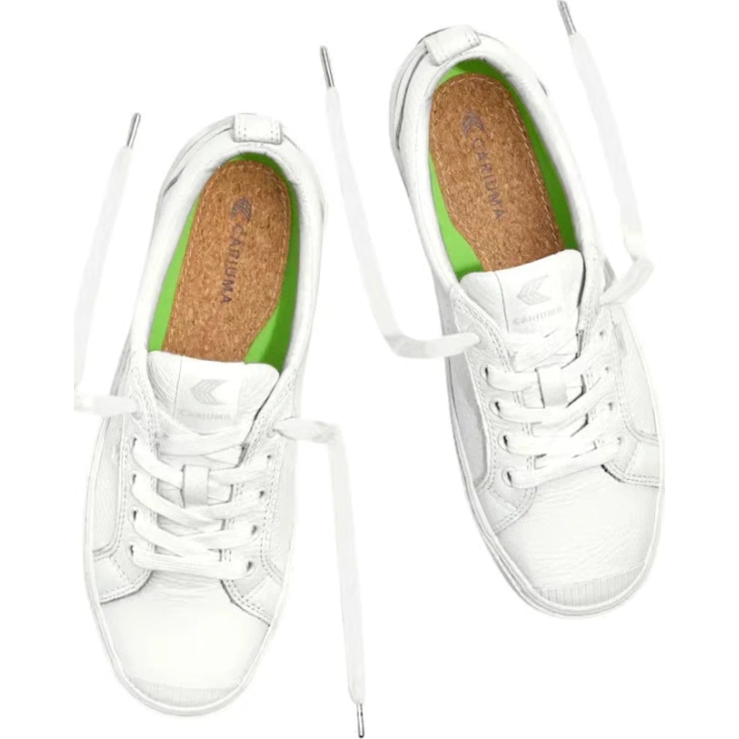 WHITE* Cariuma OCA Low Sneakers Men's White Premium Leather Casual Shoes RHS8709