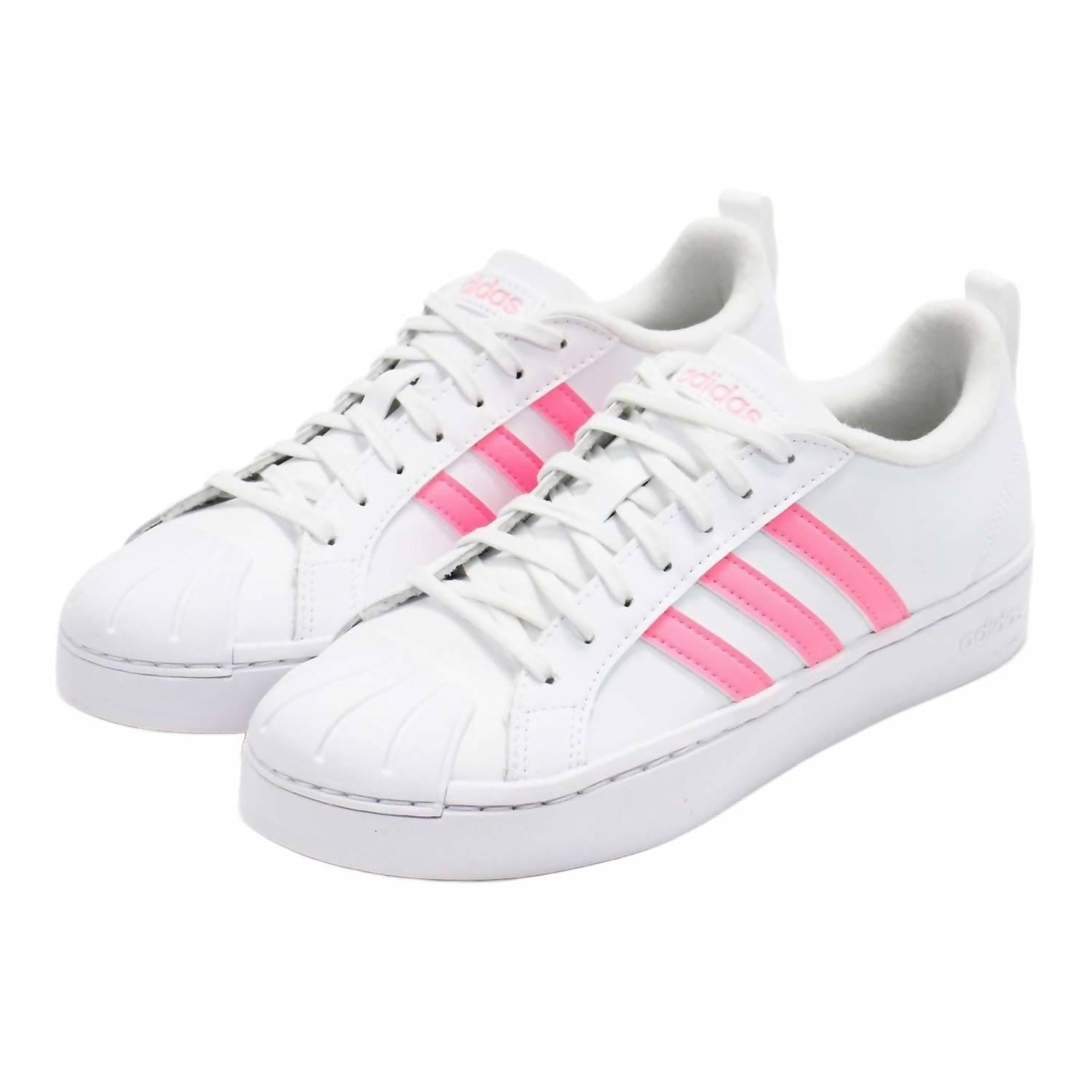 WHITE* Girl's Streetcheck Lace - Up Sneakers In White