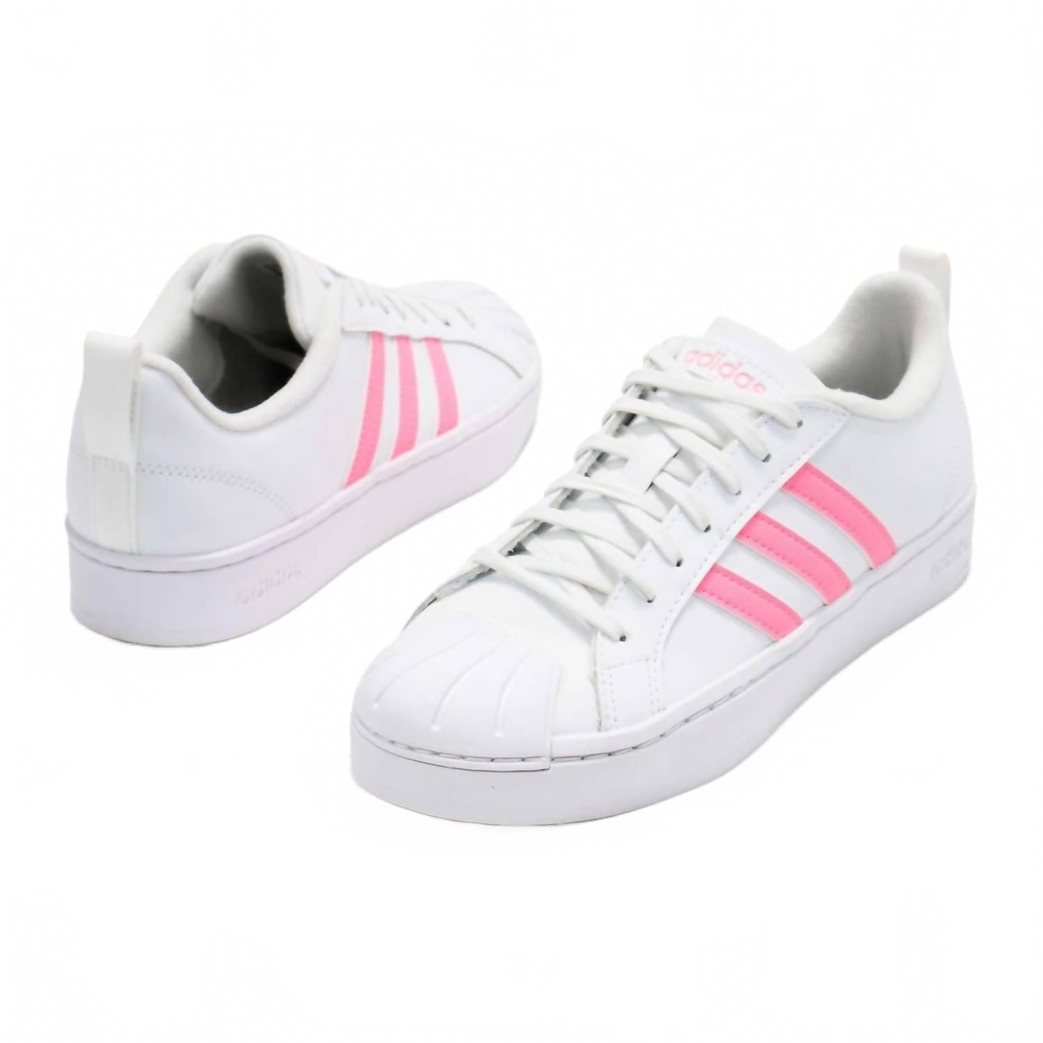 WHITE* Girl's Streetcheck Lace - Up Sneakers In White
