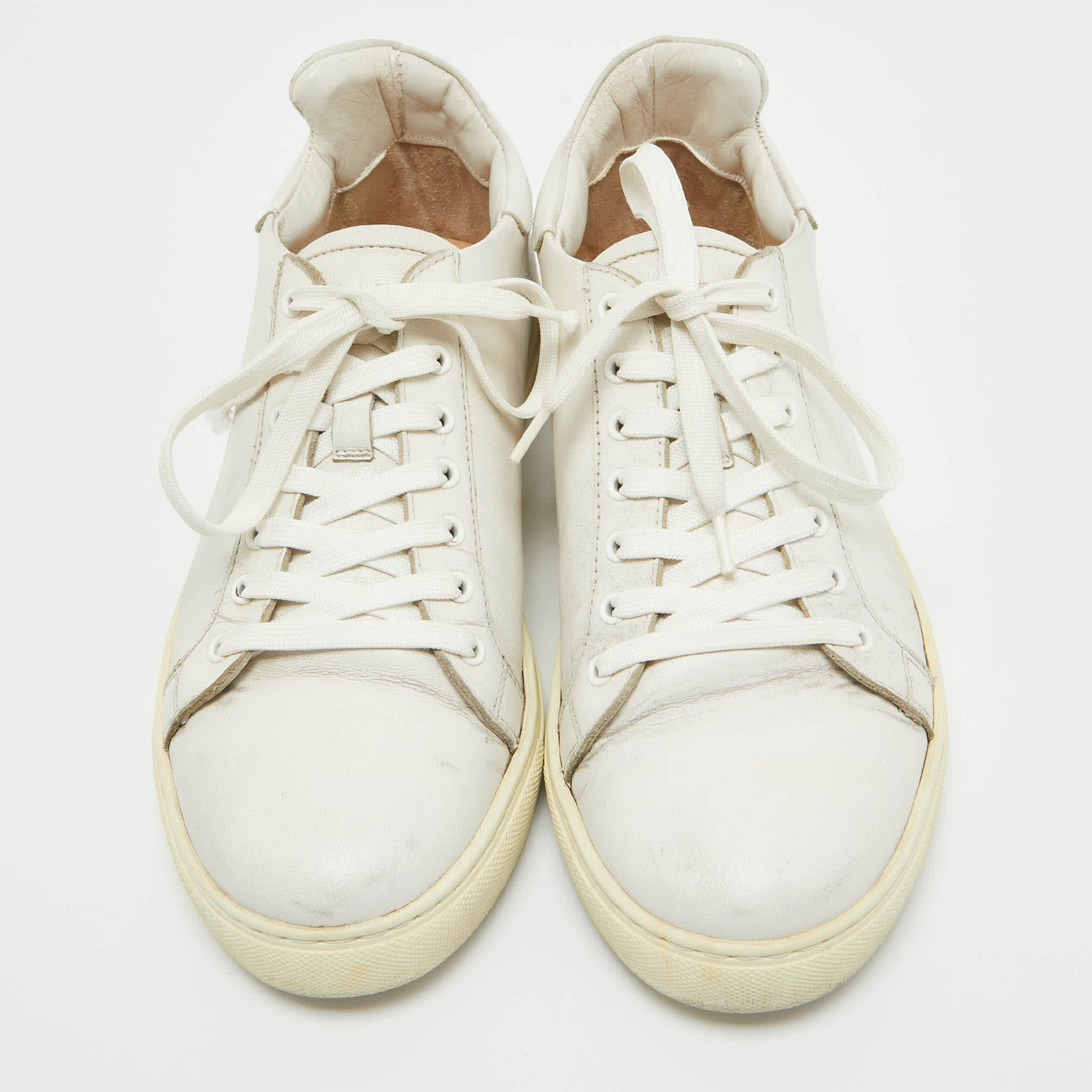 Sophia Webster White Leather Bibi Butterfly Sneakers