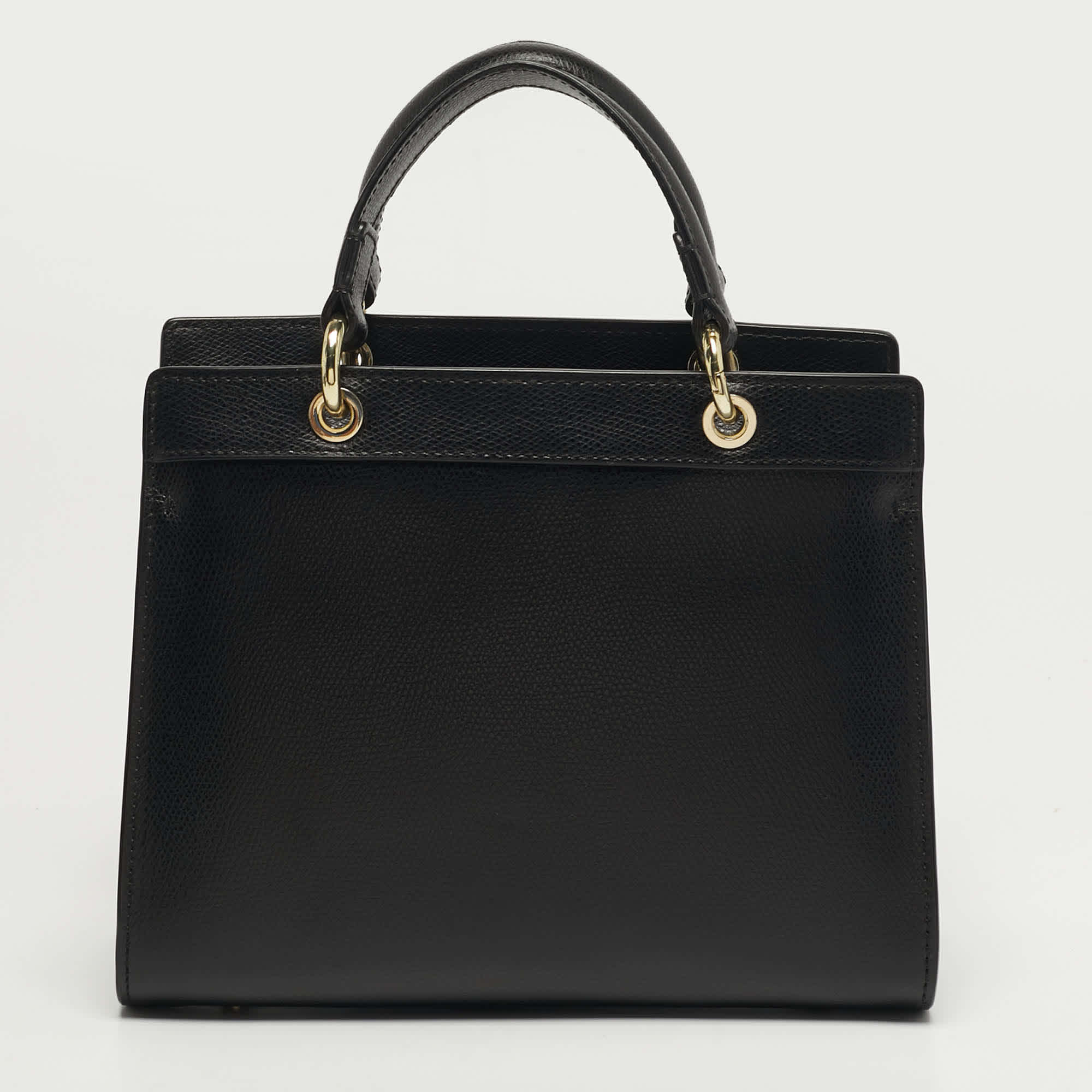 Aigner Carol Mini Black Leather Tote