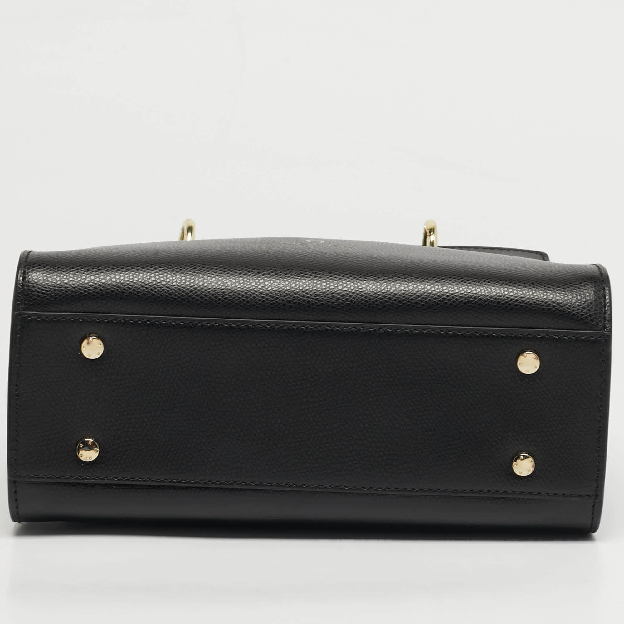 Aigner Carol Mini Black Leather Tote