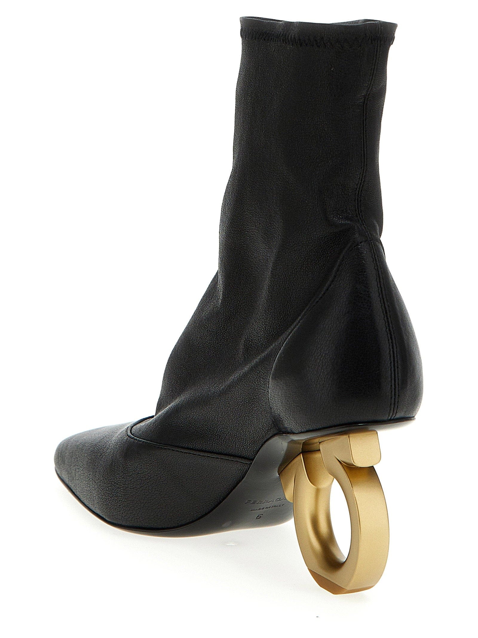Ferragamo Adhar Ankle Boot — Black