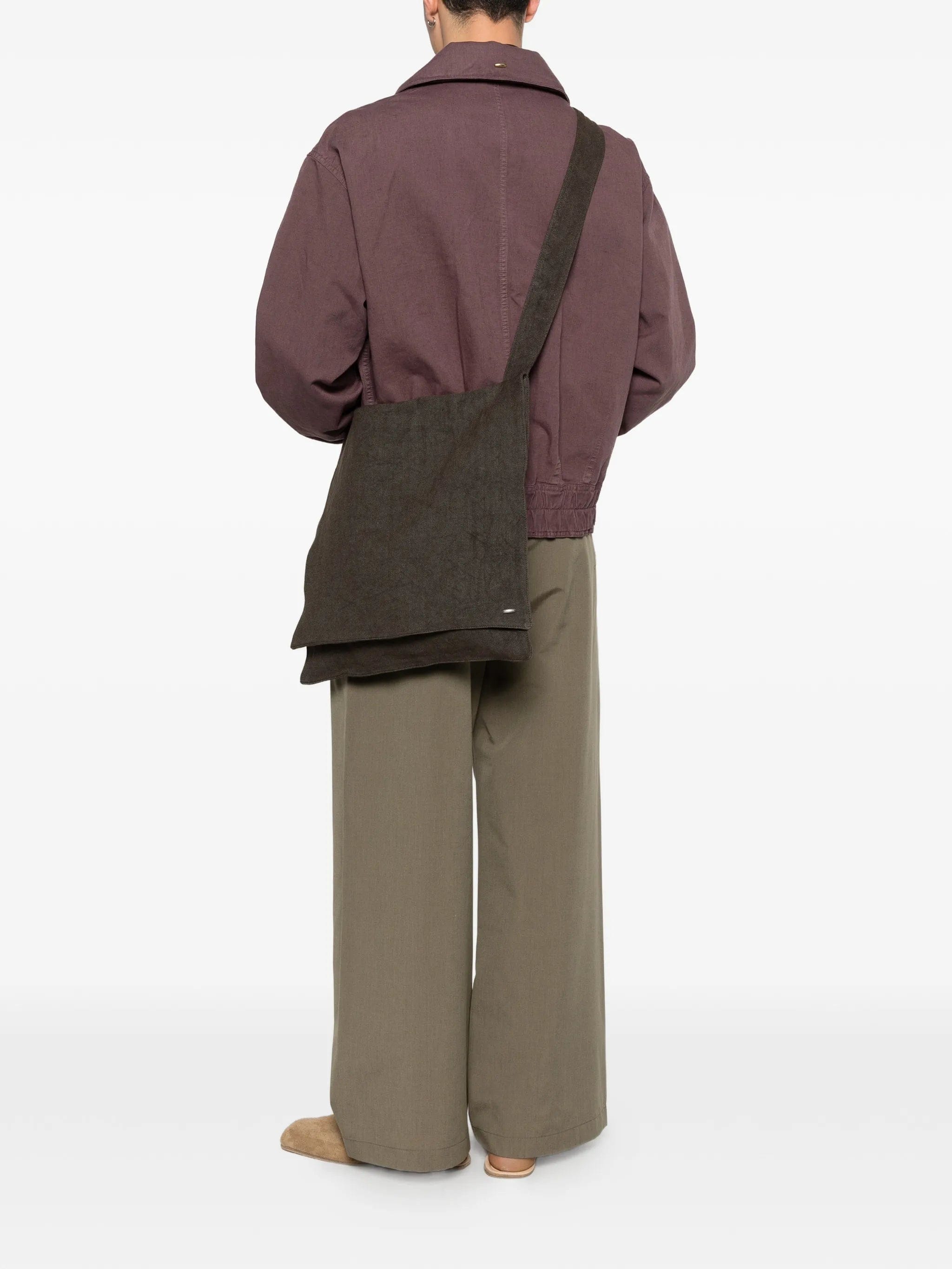 OUR Legacy Grande Slack linen shoulder bag