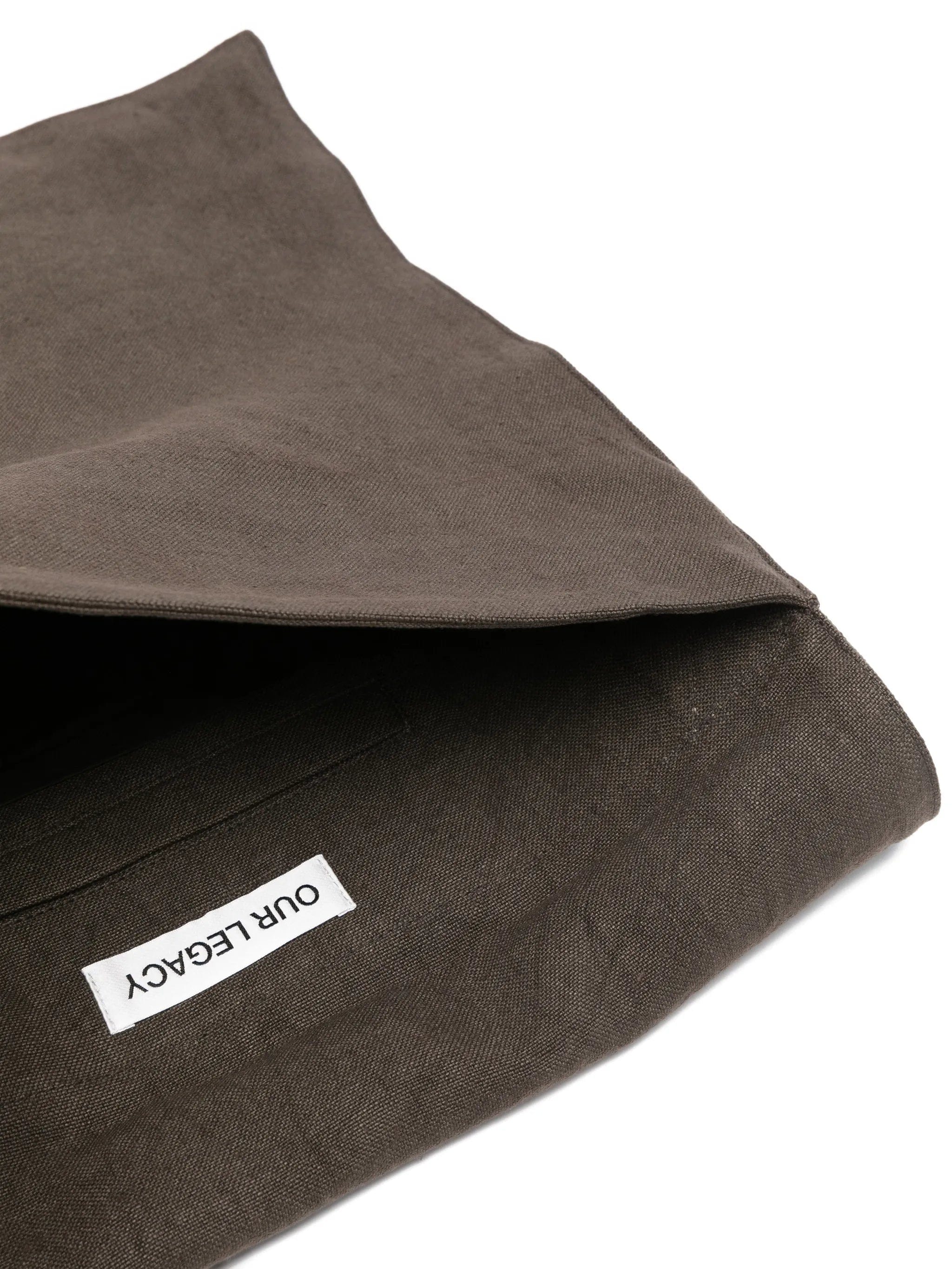 OUR Legacy Grande Slack linen shoulder bag