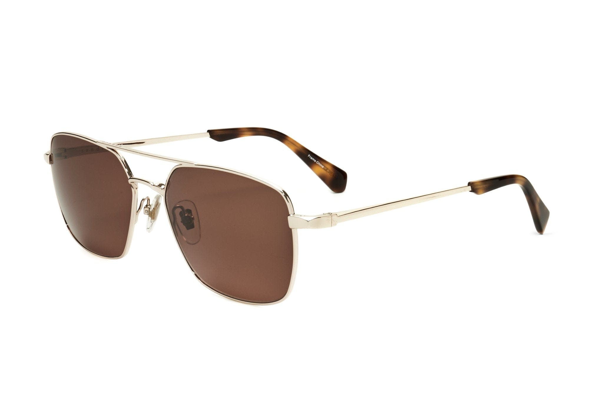 Sandro stainless steel Sunglasses for man in black