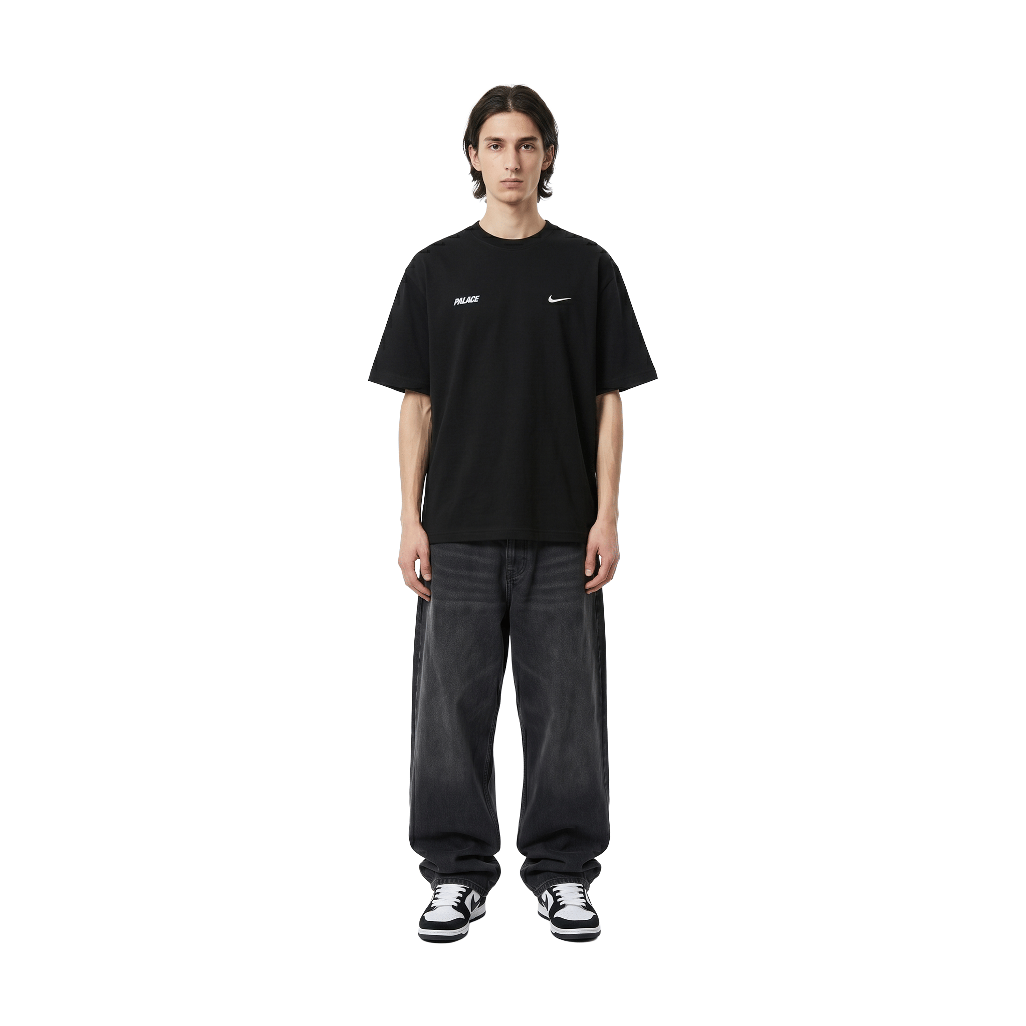 Palace x Nike Front Swoosh T-Shirt Black (SS26)
