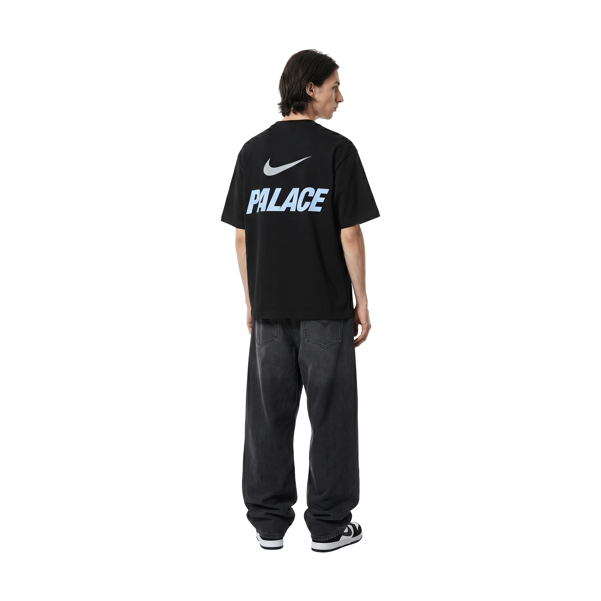 Palace x Nike Front Swoosh T-Shirt Black (SS26)