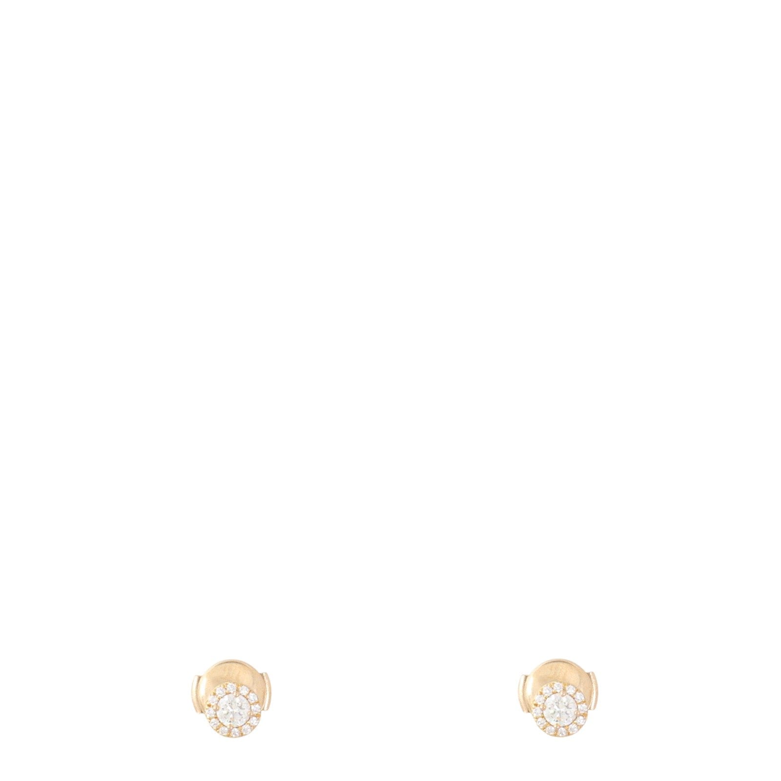 Tiffany & Co Soleste Diamond 18k Rose Gold Stud Earrings