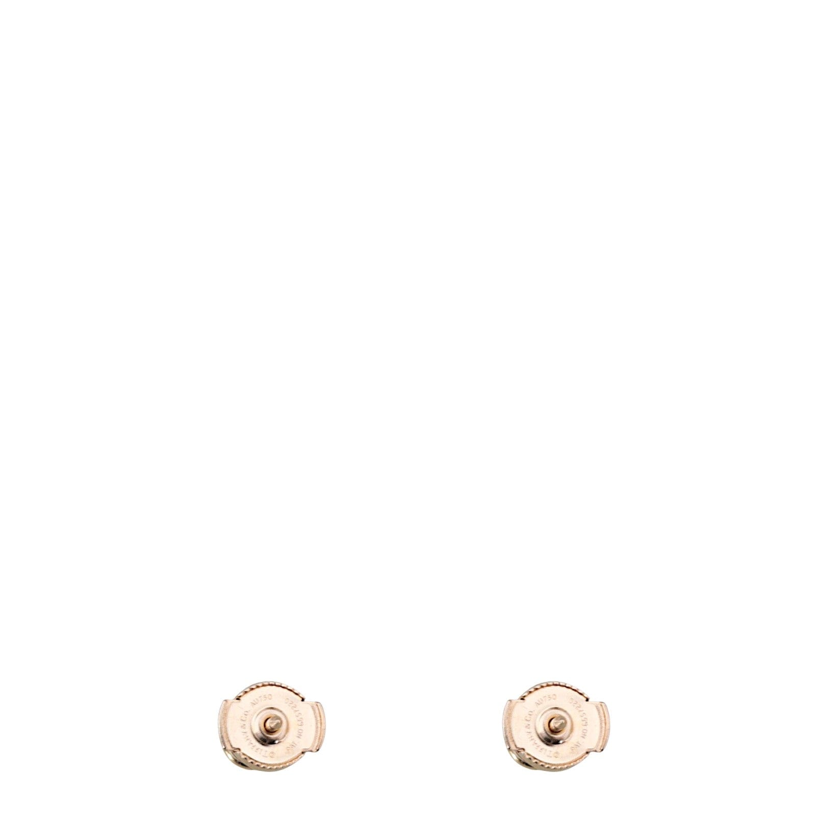 Tiffany & Co Soleste Diamond 18k Rose Gold Stud Earrings